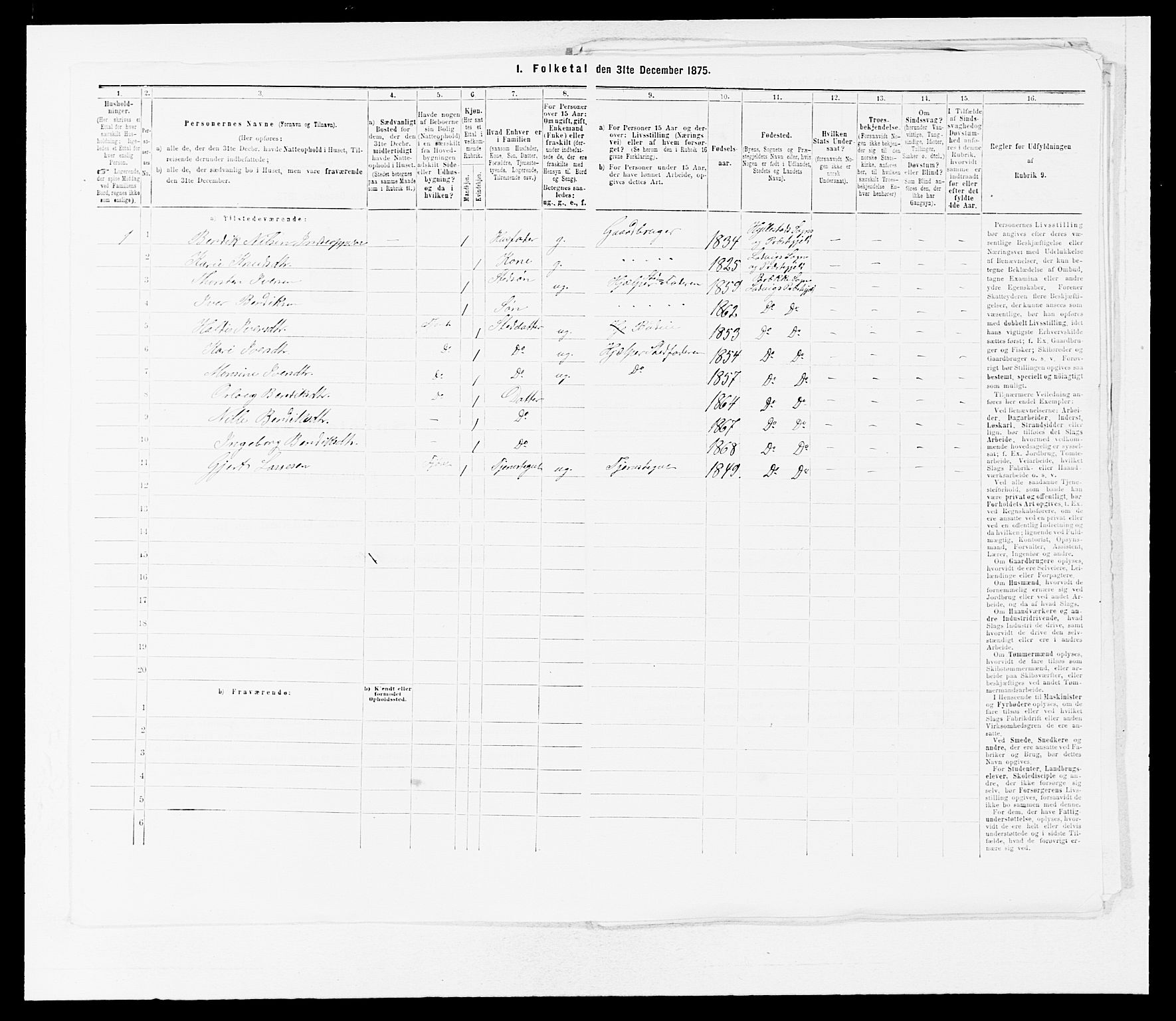 SAB, 1875 census for 1415P Lavik, 1875, p. 369