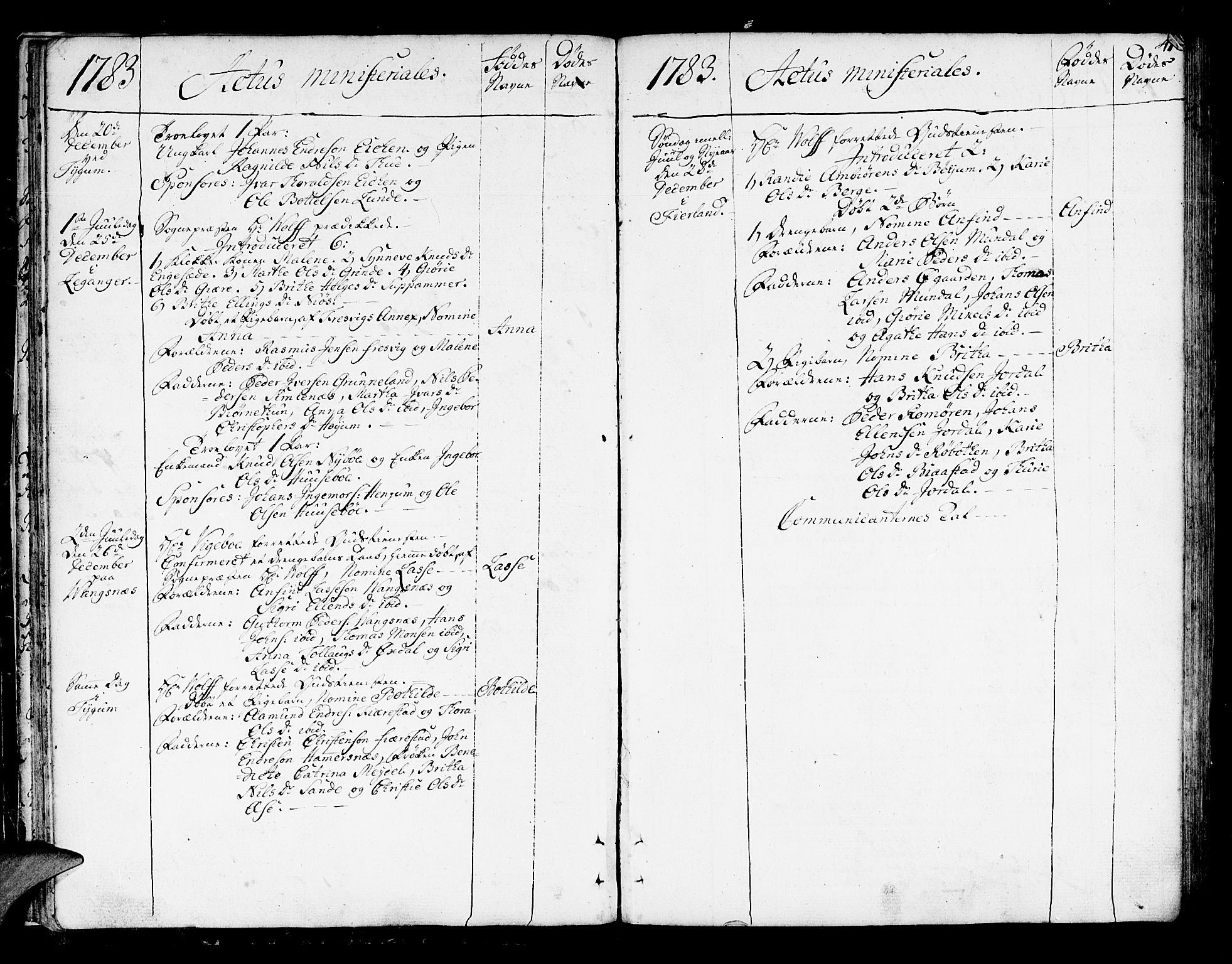 Leikanger sokneprestembete, SAB/A-81001: Parish register (official) no. A 4, 1770-1791, p. 41