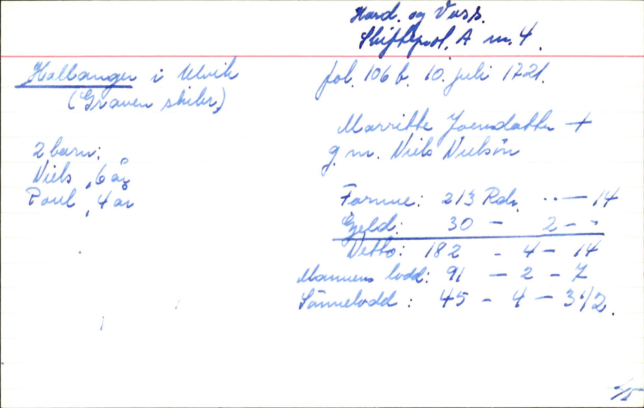 Skiftekort ved Statsarkivet i Bergen, SAB/SKIFTEKORT/002/L0002: Skifteprotokoll nr. 4-5, 1720-1747, p. 75