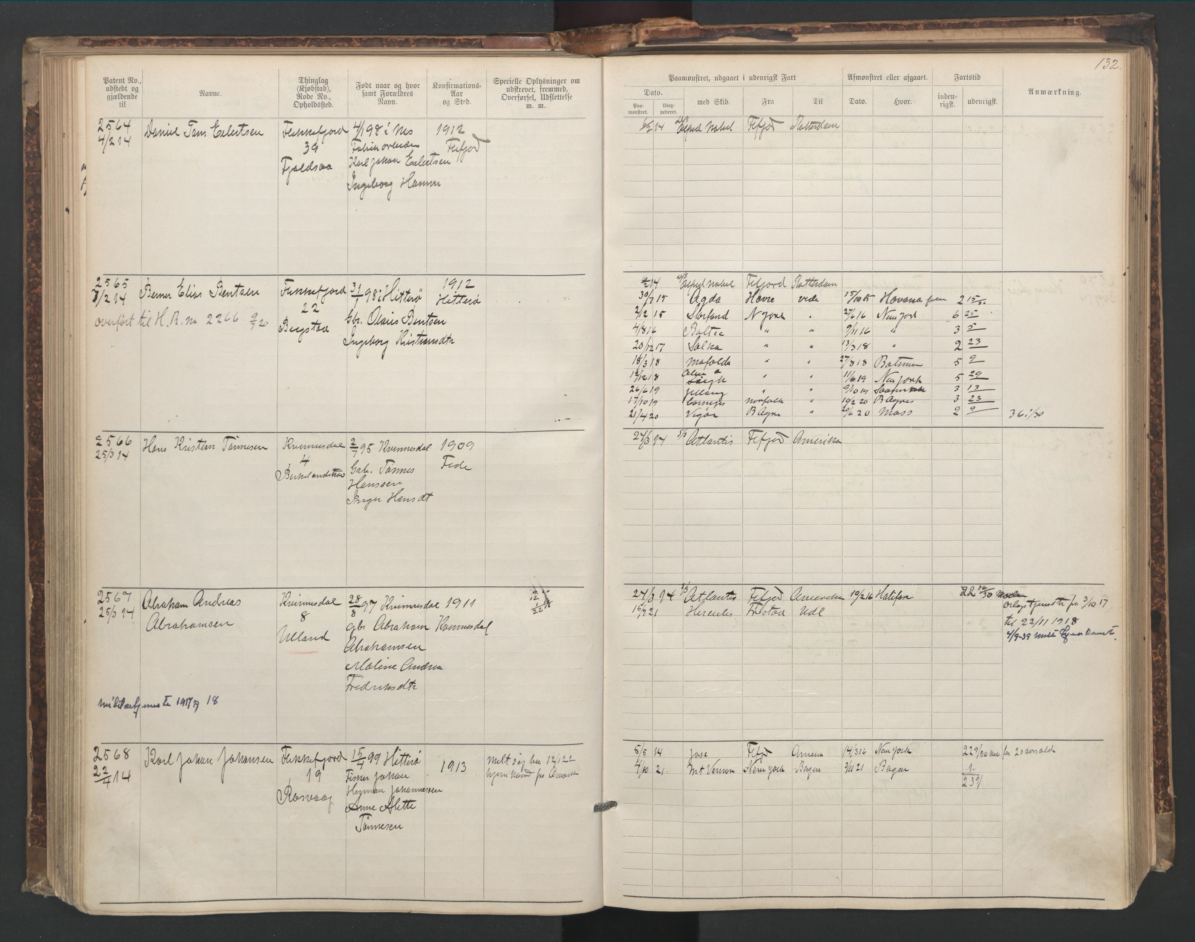 Flekkefjord mønstringskrets, AV/SAK-2031-0018/F/Fa/L0006: Annotasjonsrulle nr 1916-2964 med register, Æ-3, 1891-1948, p. 162