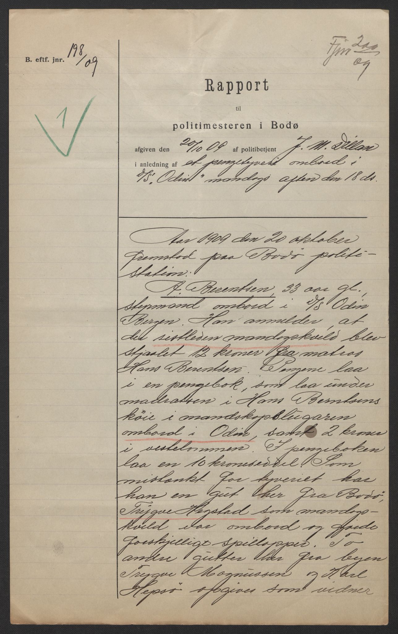 Falstad skolehjem, AV/RA-S-1676/E/Eb/L0009: Elevmapper løpenr. 189-209, 1909-1916, p. 305