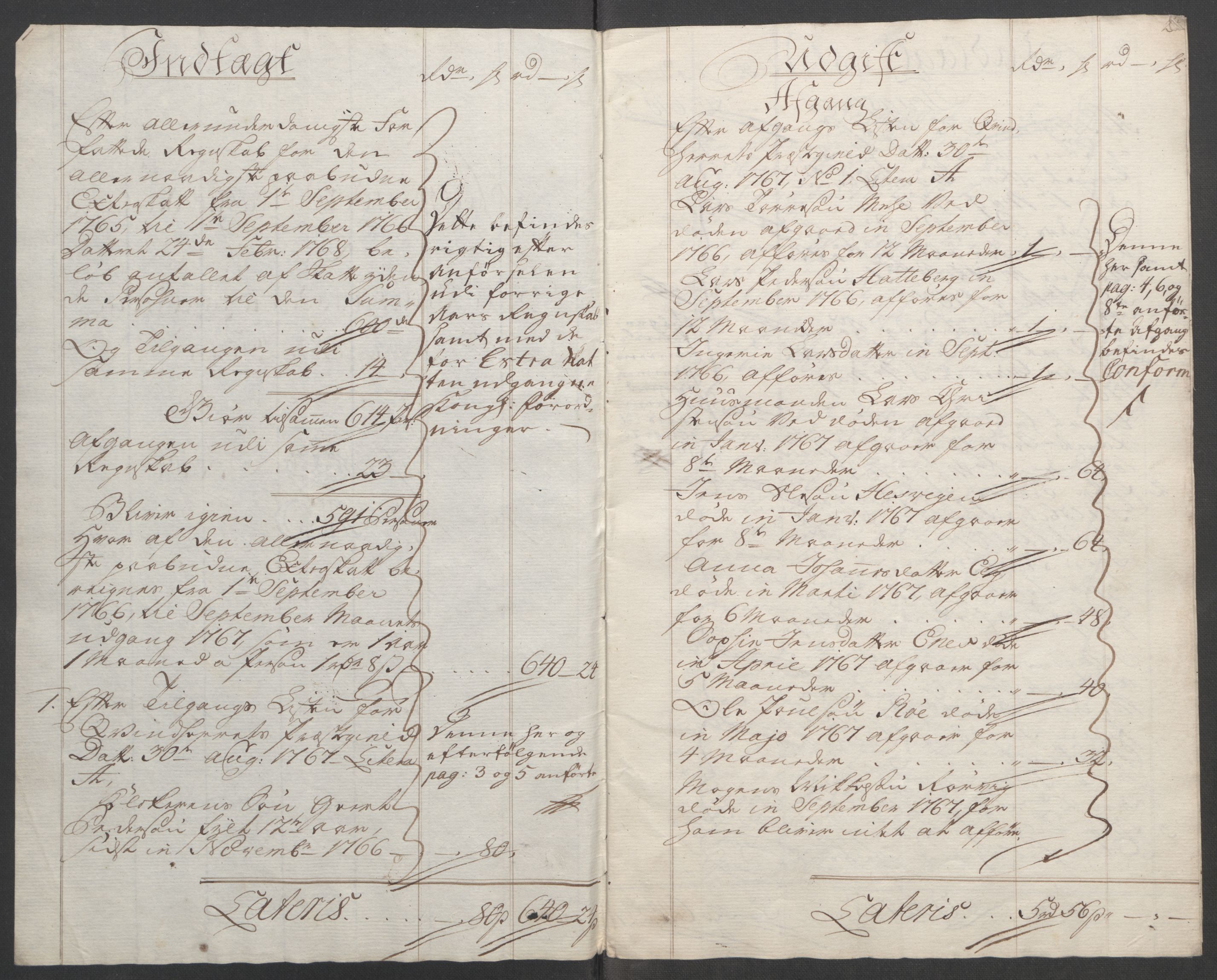 Rentekammeret inntil 1814, Reviderte regnskaper, Fogderegnskap, RA/EA-4092/R49/L3157: Ekstraskatten Rosendal Baroni, 1762-1772, p. 168