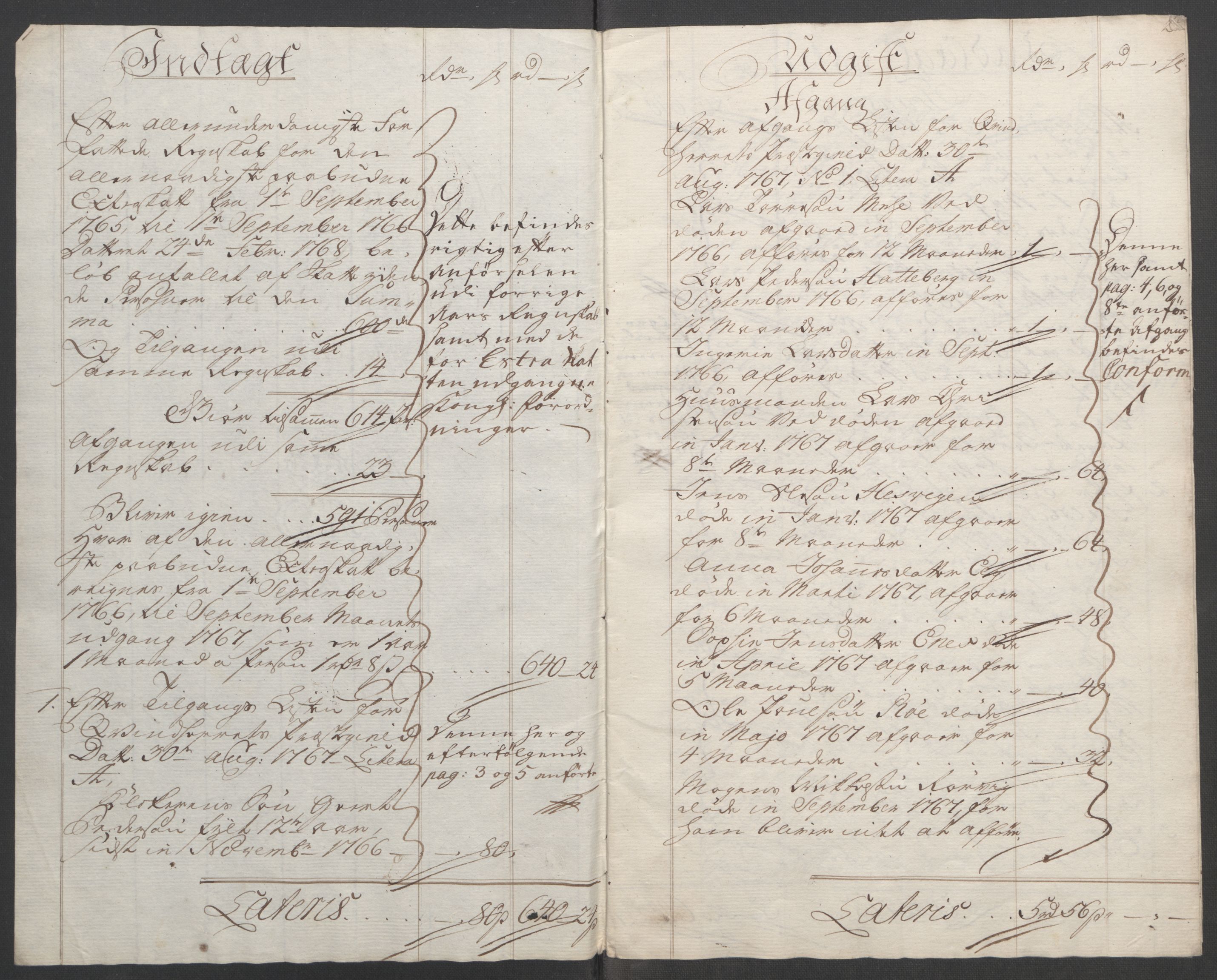 Rentekammeret inntil 1814, Reviderte regnskaper, Fogderegnskap, AV/RA-EA-4092/R49/L3157: Ekstraskatten Rosendal Baroni, 1762-1772, p. 168