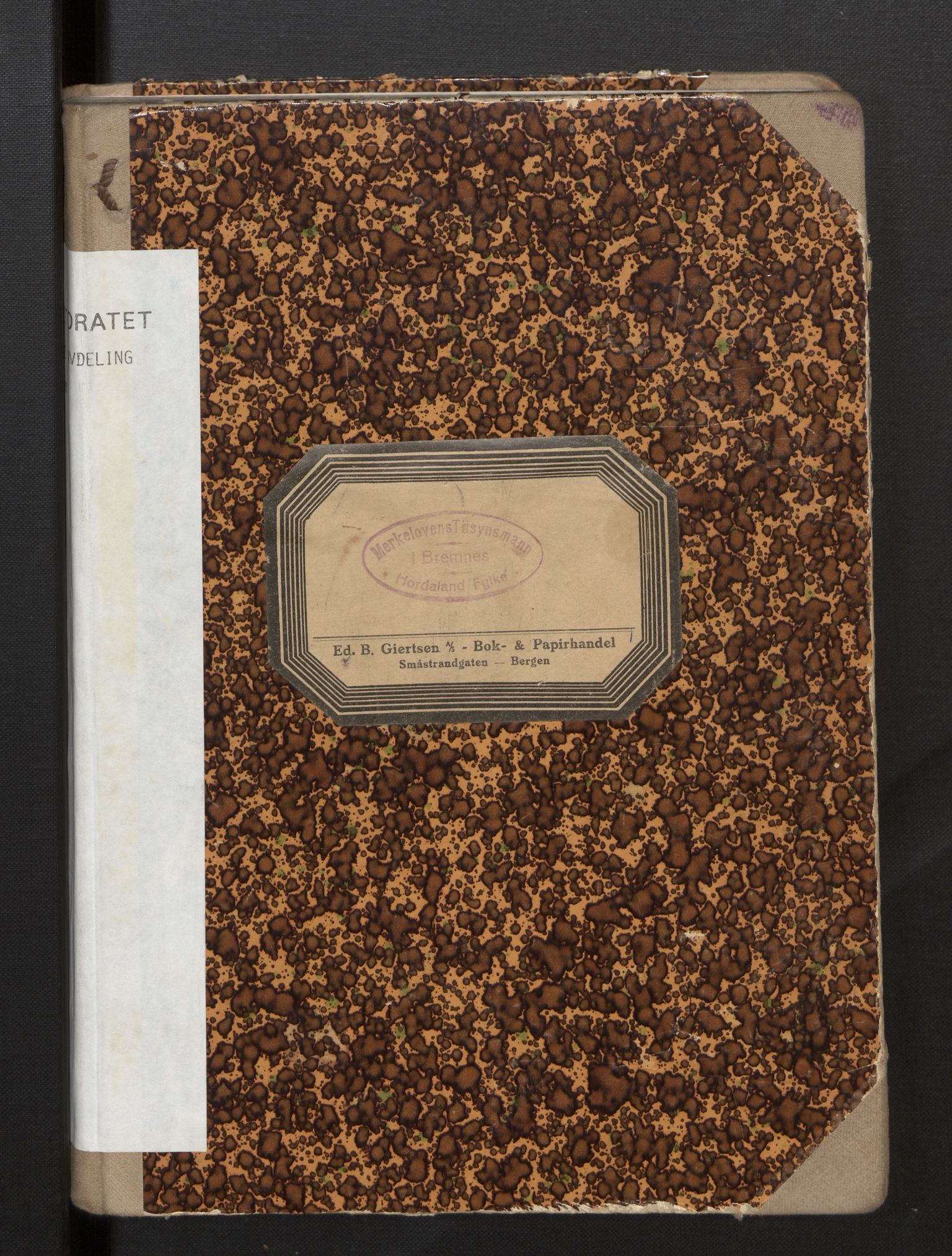 Fiskeridirektoratet - 1 Adm. ledelse - 13 Båtkontoret, AV/SAB-A-2003/I/Ia/Iah/L0025: 135.0807/5 Merkeprotokoll - Bremnes, 1955-1962