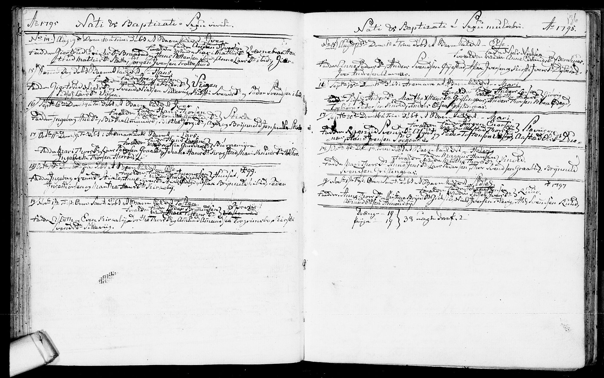 Aremark prestekontor Kirkebøker, AV/SAO-A-10899/F/Fb/L0002: Parish register (official) no.  II 2, 1745-1795, p. 136