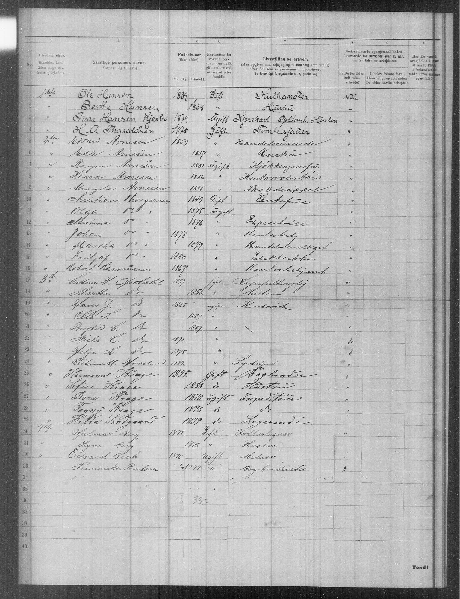 OBA, Municipal Census 1902 for Kristiania, 1902, p. 17029