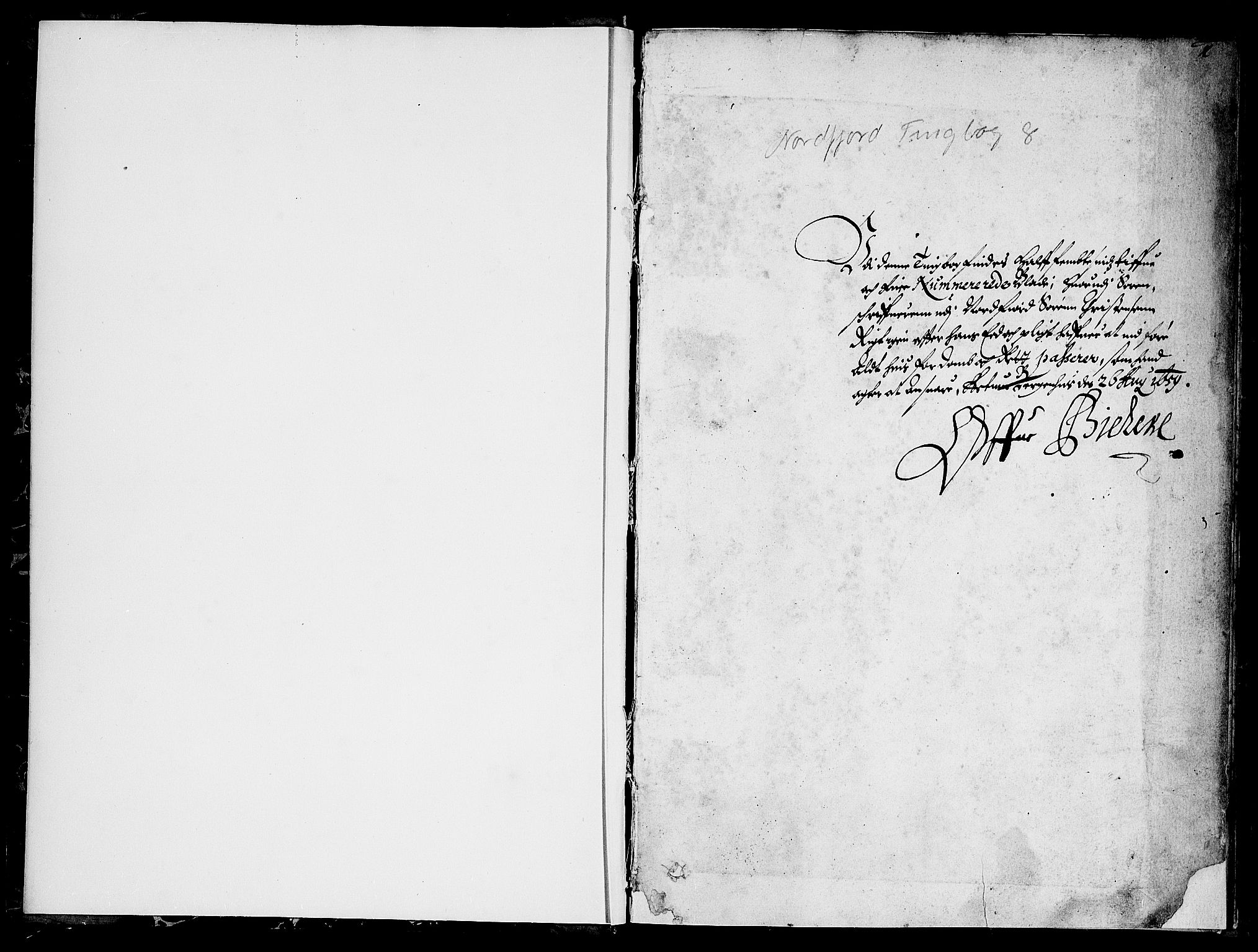 Nordfjord sorenskriveri, AV/SAB-A-2801/01/01a/L0007: Tingbøker (Justisprotokoller), 1659-1661, p. 0b-1a