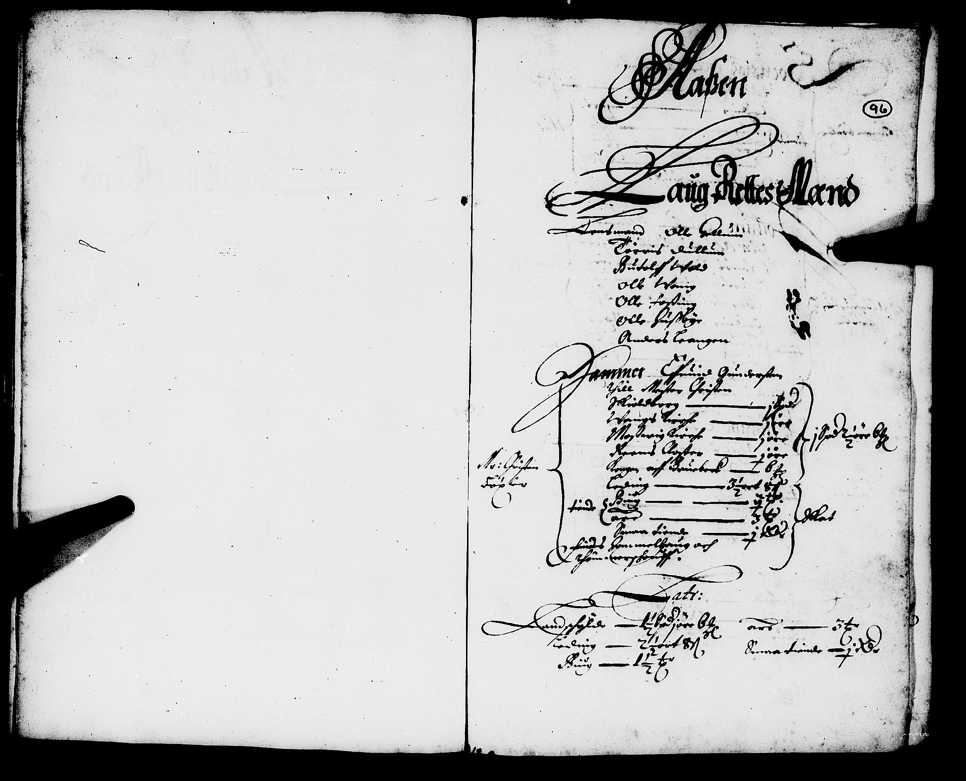 Rentekammeret inntil 1814, Realistisk ordnet avdeling, AV/RA-EA-4070/N/Nb/Nba/L0054: Stjørdal len, 1669, p. 95b-96a