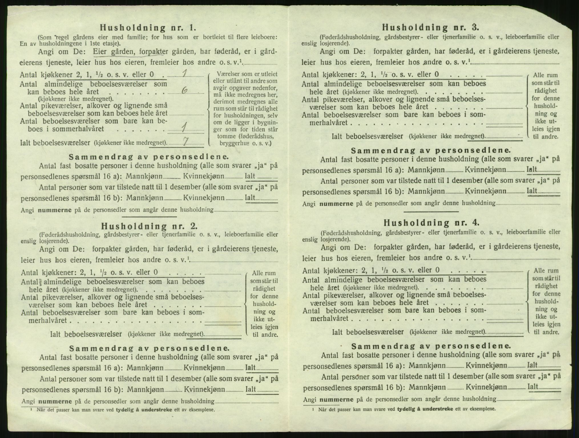 SAT, 1920 census for Straumsnes, 1920, p. 102