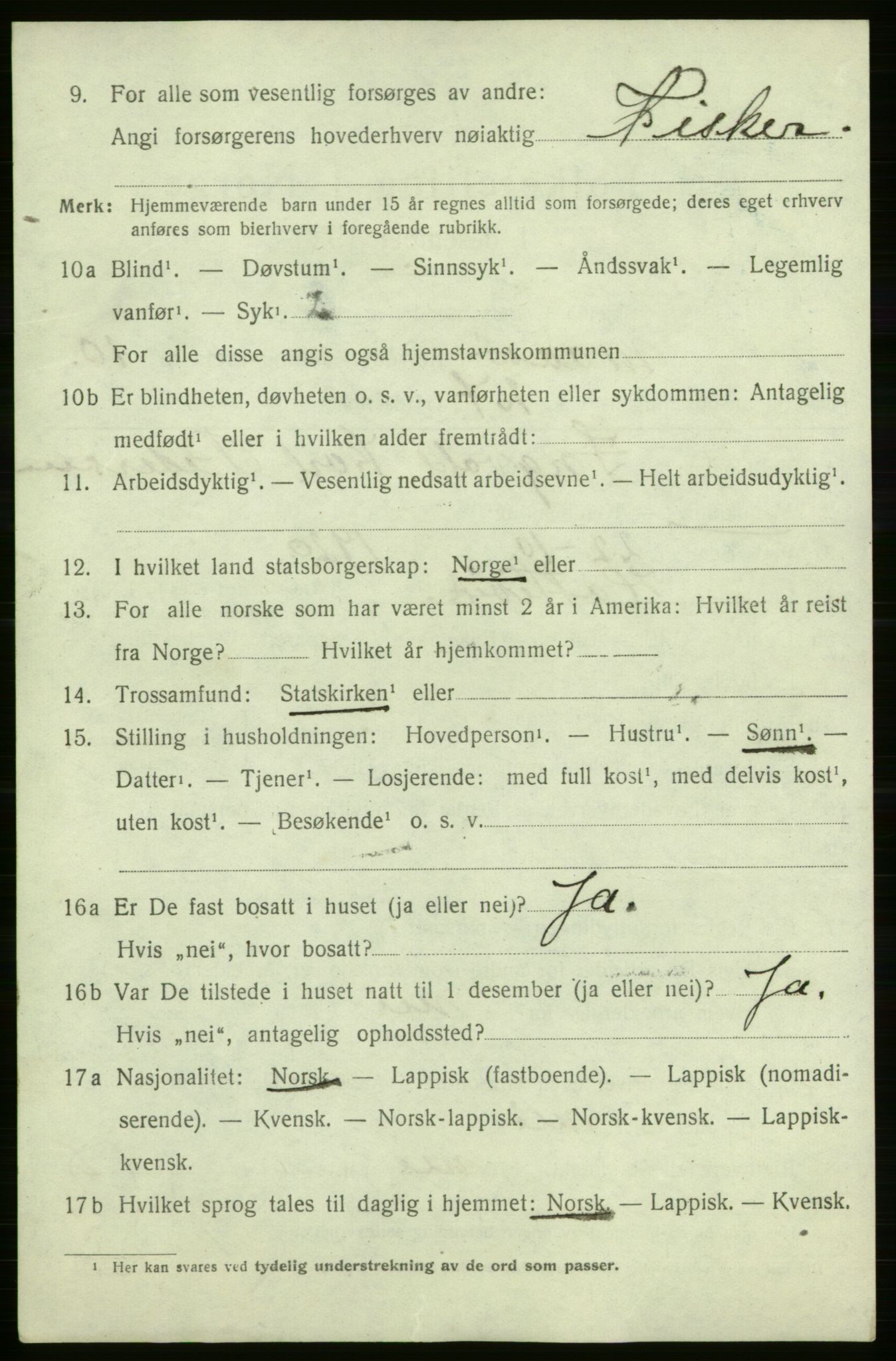 SATØ, 1920 census for Måsøy, 1920, p. 5045
