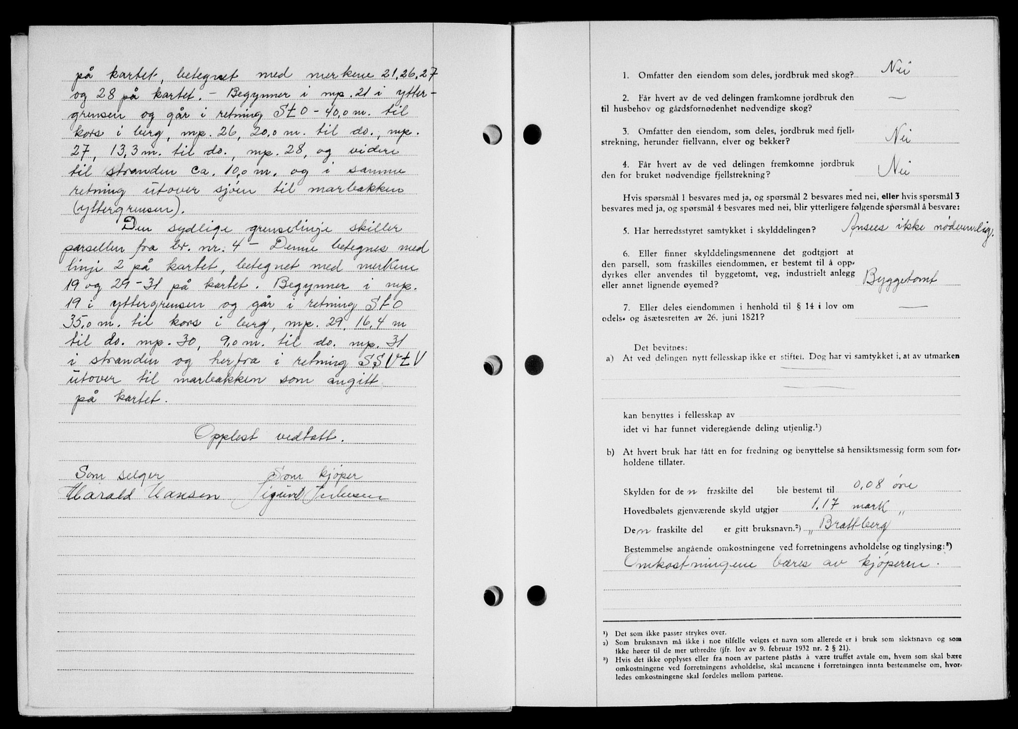 Lofoten sorenskriveri, SAT/A-0017/1/2/2C/L0023a: Mortgage book no. 23a, 1950-1950, Diary no: : 1198/1950