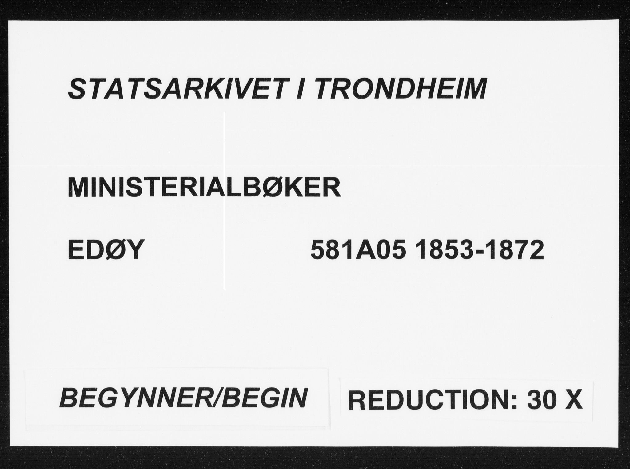 Ministerialprotokoller, klokkerbøker og fødselsregistre - Møre og Romsdal, SAT/A-1454/581/L0937: Parish register (official) no. 581A05, 1853-1872