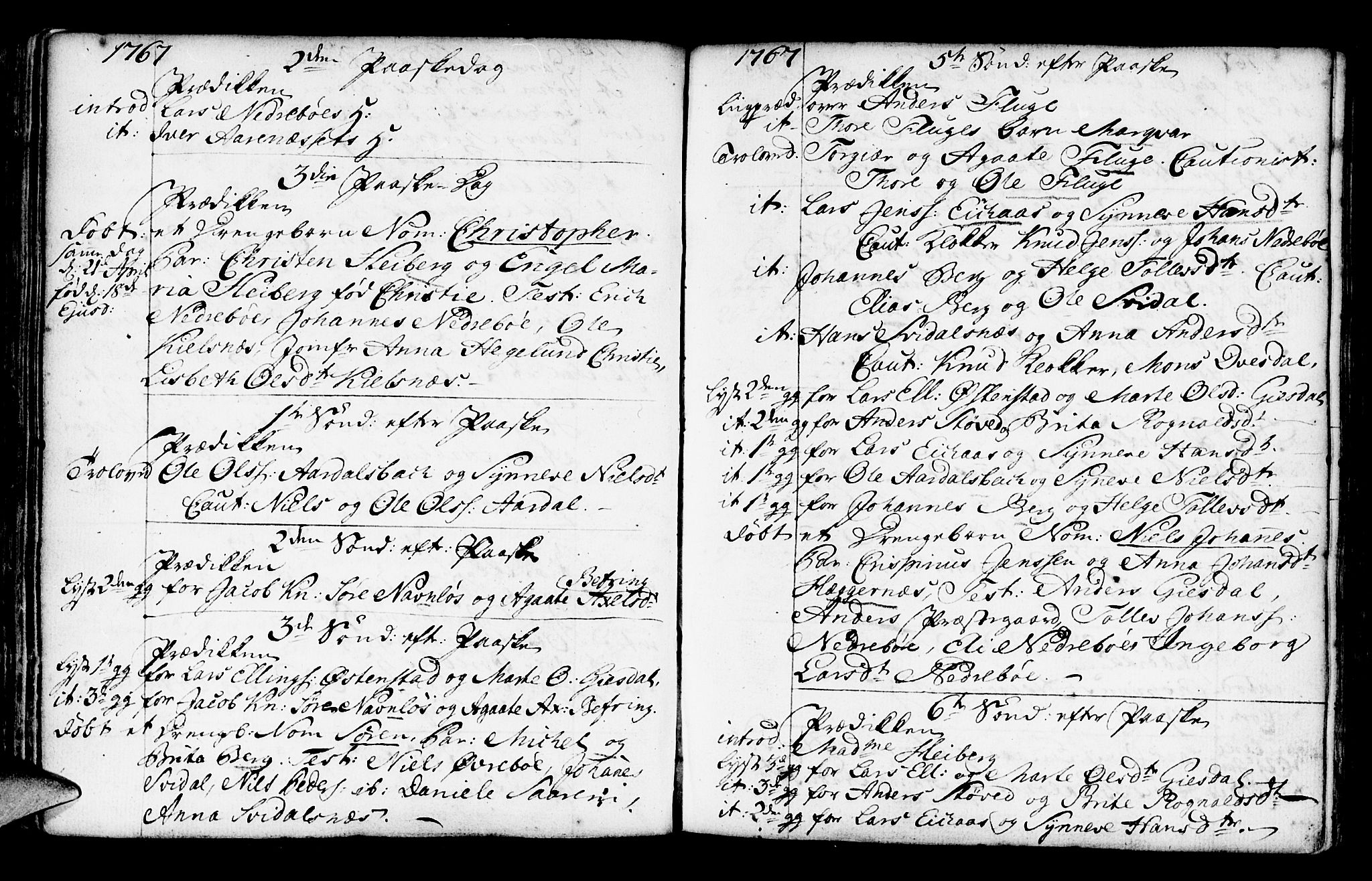 Jølster sokneprestembete, SAB/A-80701/H/Haa/Haaa/L0003: Parish register (official) no. A 3, 1748-1789, p. 116