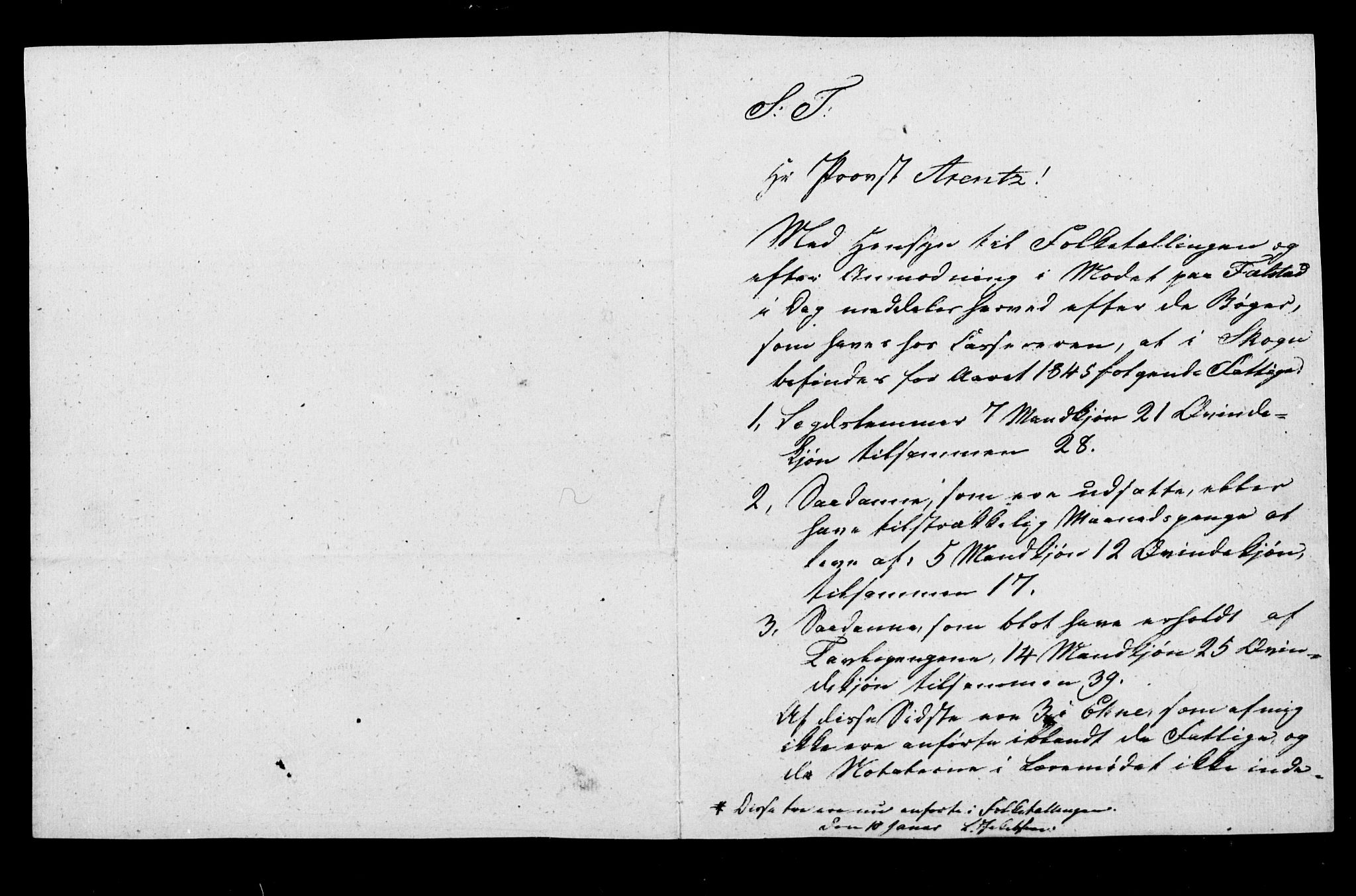 , Census 1845 for Skogn, 1845, p. 15