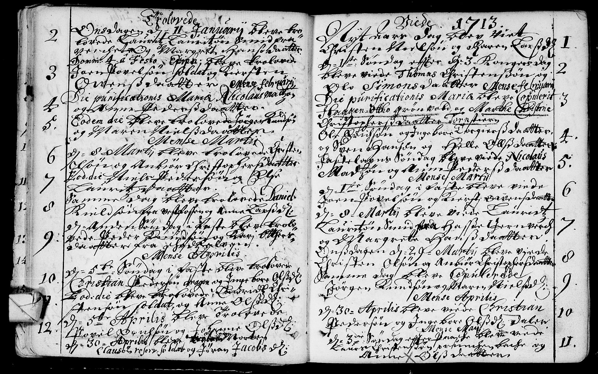 Eiker kirkebøker, AV/SAKO-A-4/F/Fa/L0005: Parish register (official) no. I 5 /1, 1705-1759