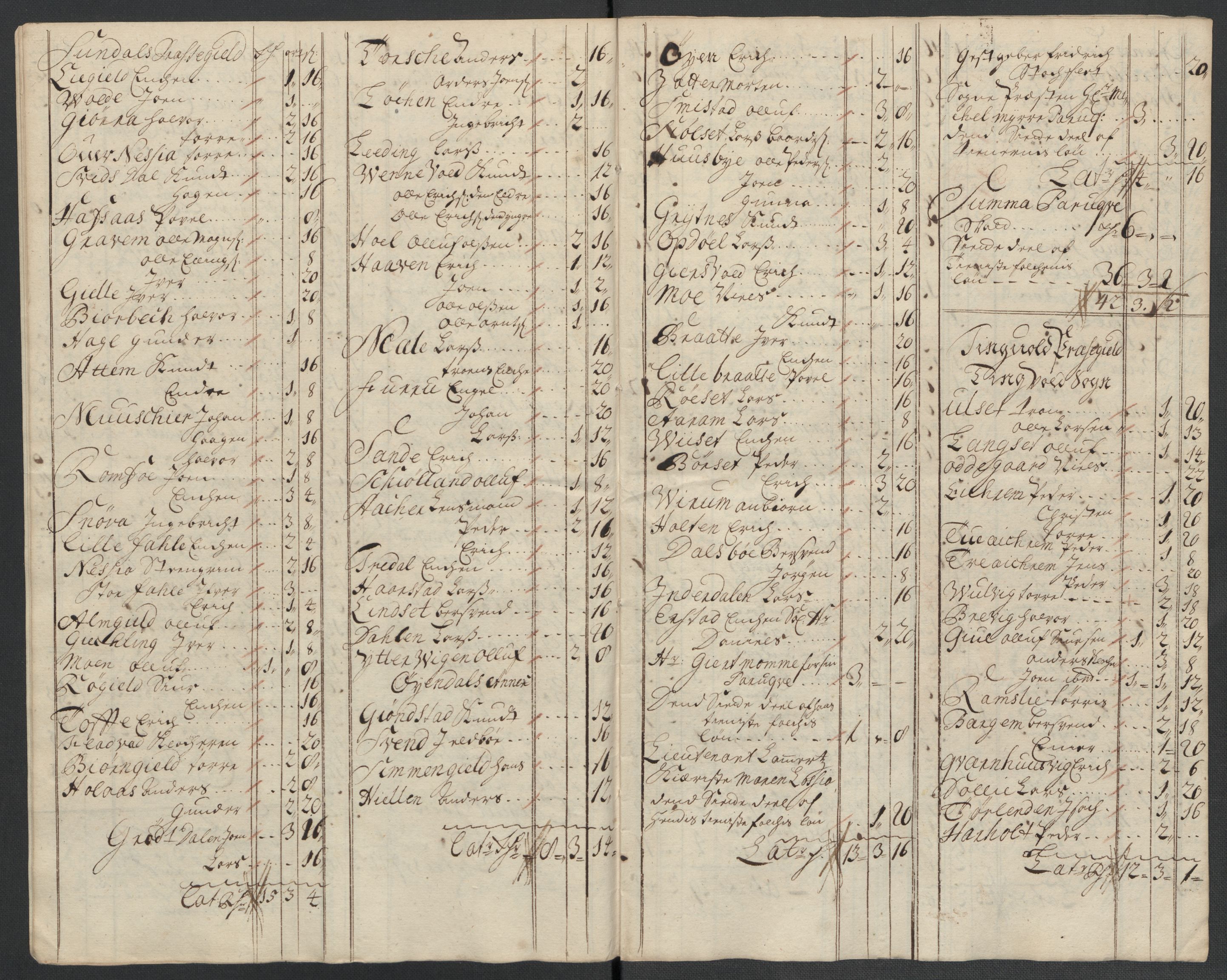 Rentekammeret inntil 1814, Reviderte regnskaper, Fogderegnskap, RA/EA-4092/R56/L3745: Fogderegnskap Nordmøre, 1711, p. 190