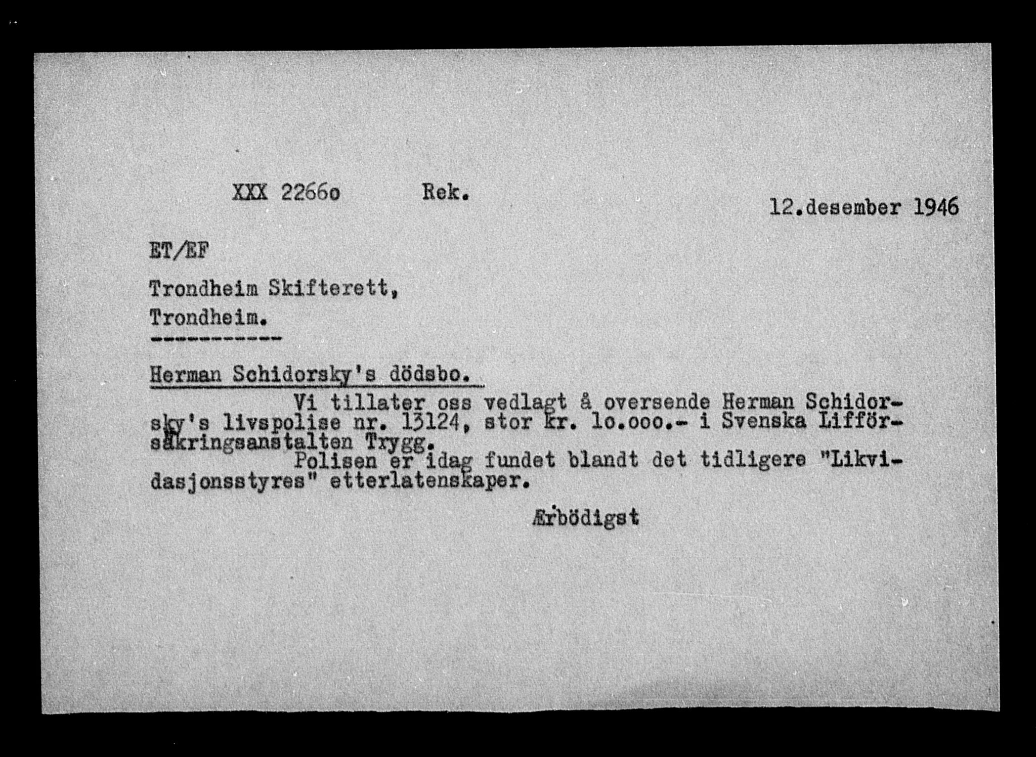 Justisdepartementet, Tilbakeføringskontoret for inndratte formuer, AV/RA-S-1564/H/Hc/Hca/L0908: --, 1945-1947, p. 172