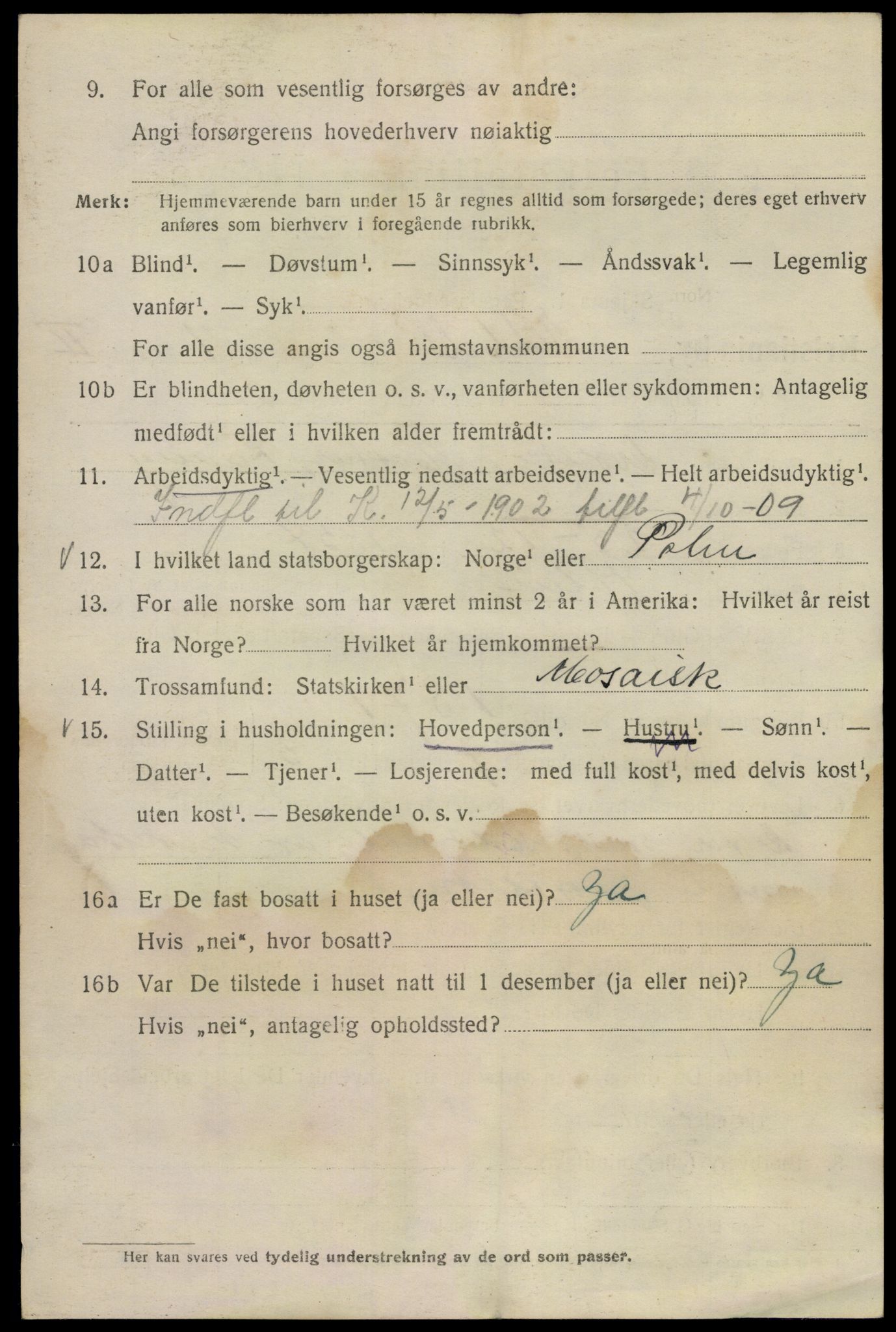 SAO, 1920 census for Kristiania, 1920, p. 206880