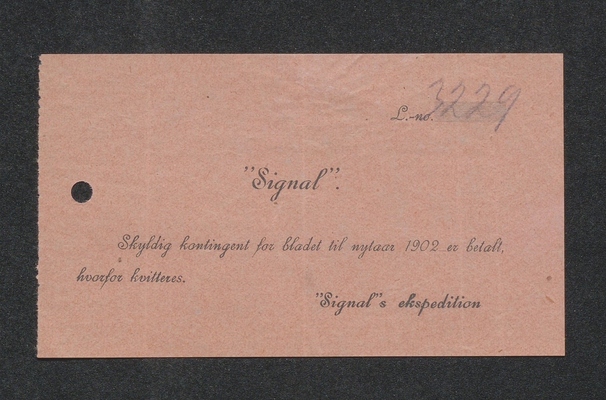 O. Terjesens rederi, AAKS/PA-2525/R/R02/L0002: Regnskapsbilag, 1899-1904