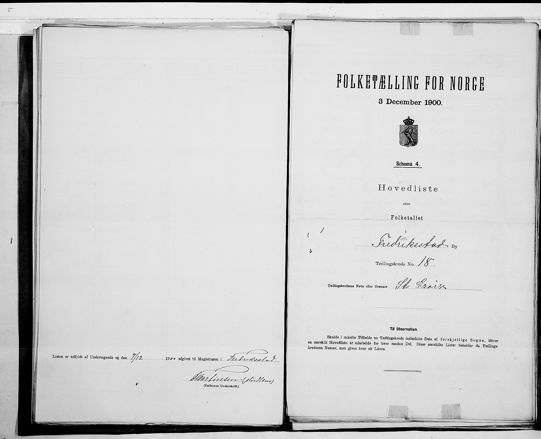 SAO, 1900 census for Fredrikstad, 1900, p. 38