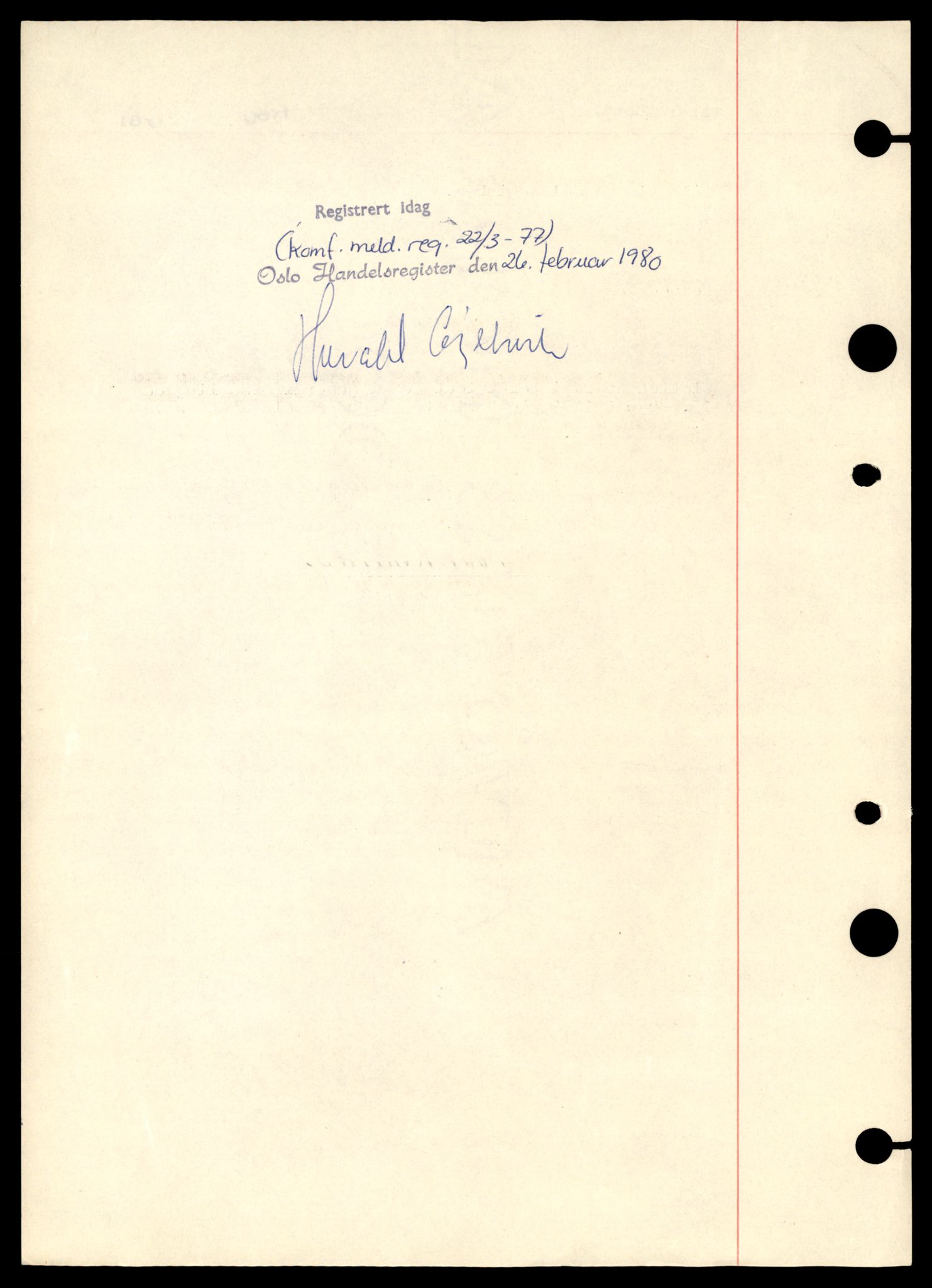 Oslo byfogd, Handelsregisteret, AV/SAT-A-10867/G/Gb/Gbb/L0040: Registreringsmeldinger, P-Th, 1980, p. 6