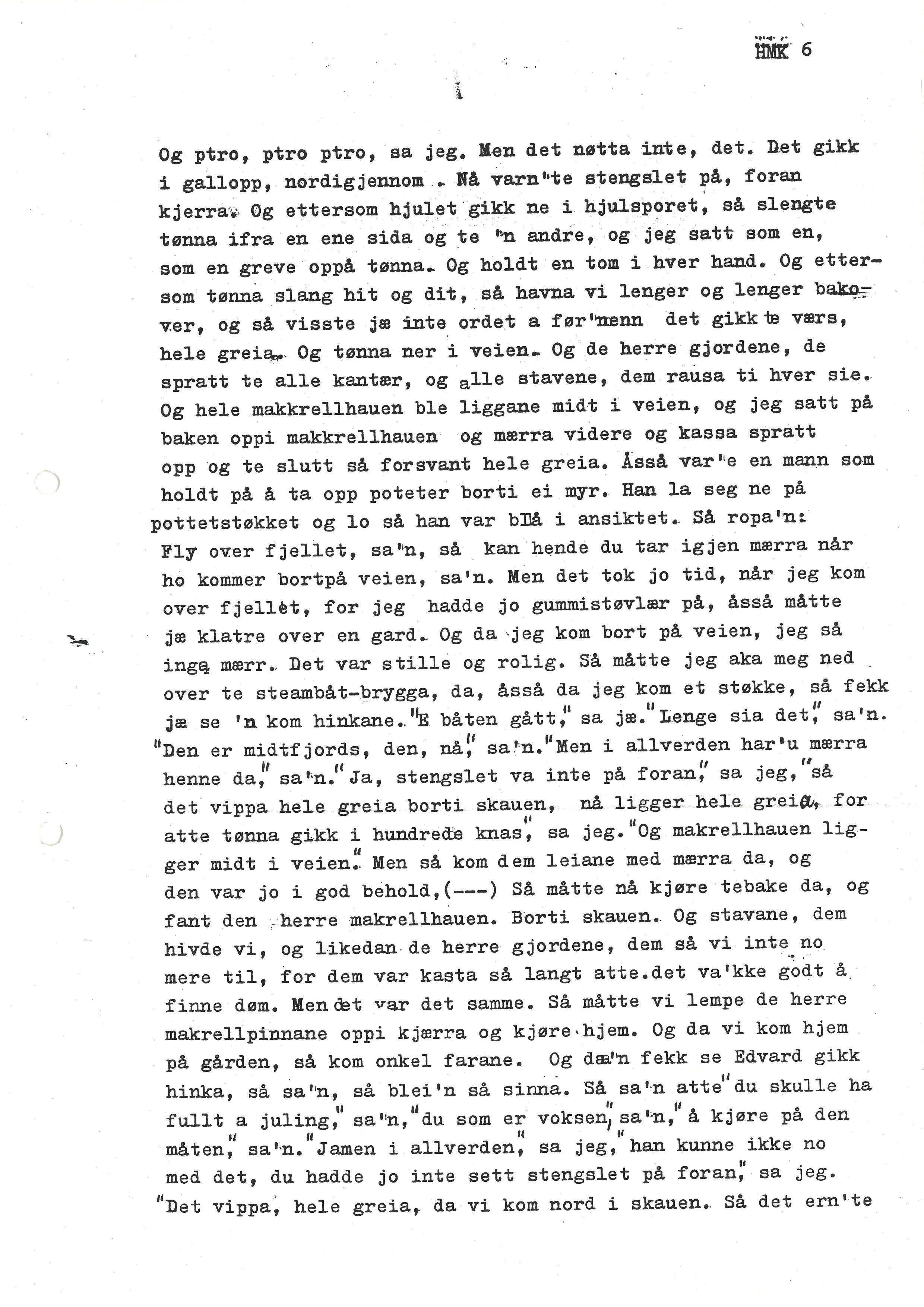 Sa 16 - Folkemusikk fra Vestfold, Gjerdesamlingen, VEMU/A-1868/I/L0001: Informantregister med intervjunedtegnelser, 1979-1986