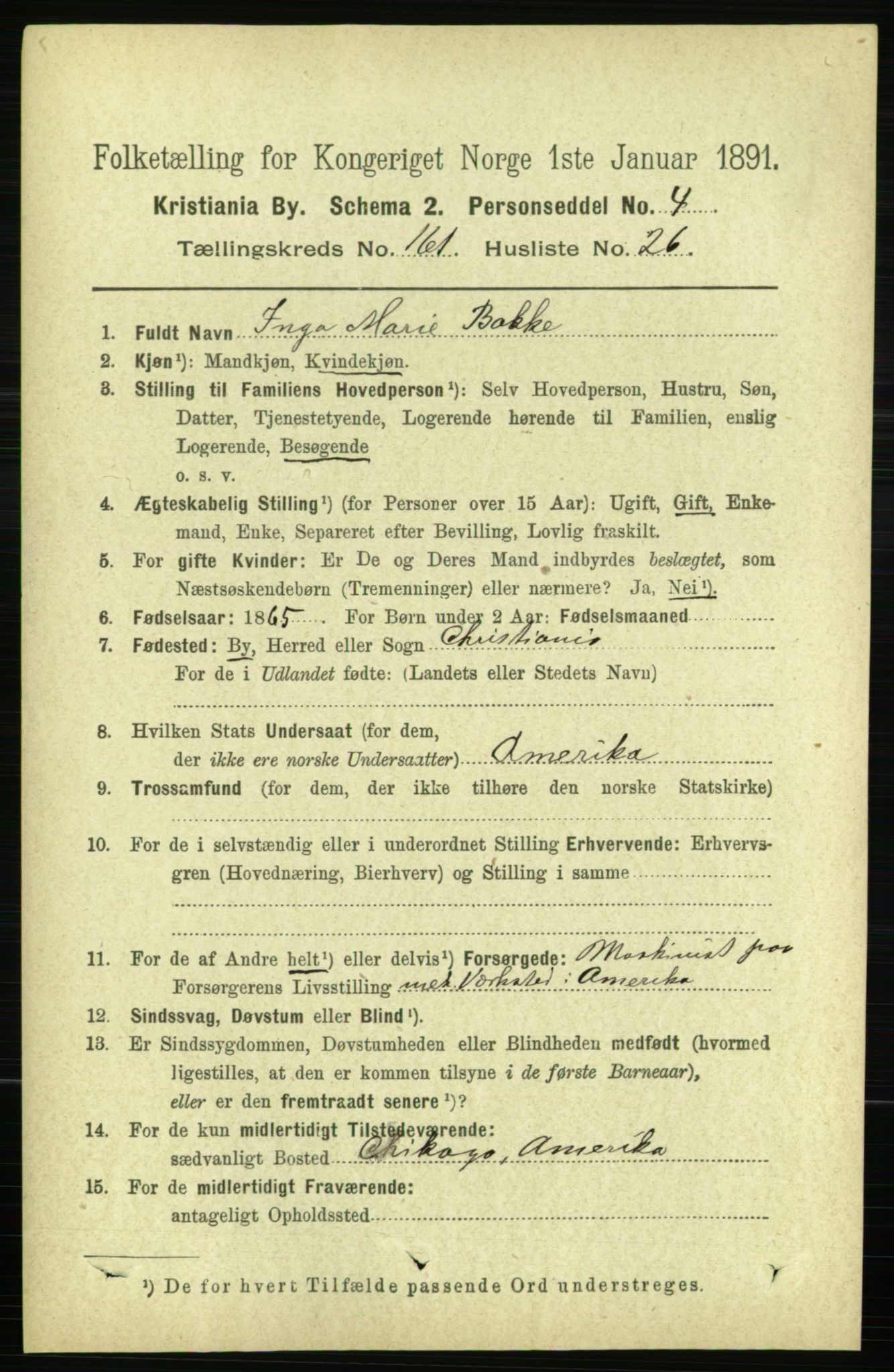 RA, 1891 census for 0301 Kristiania, 1891, p. 92515