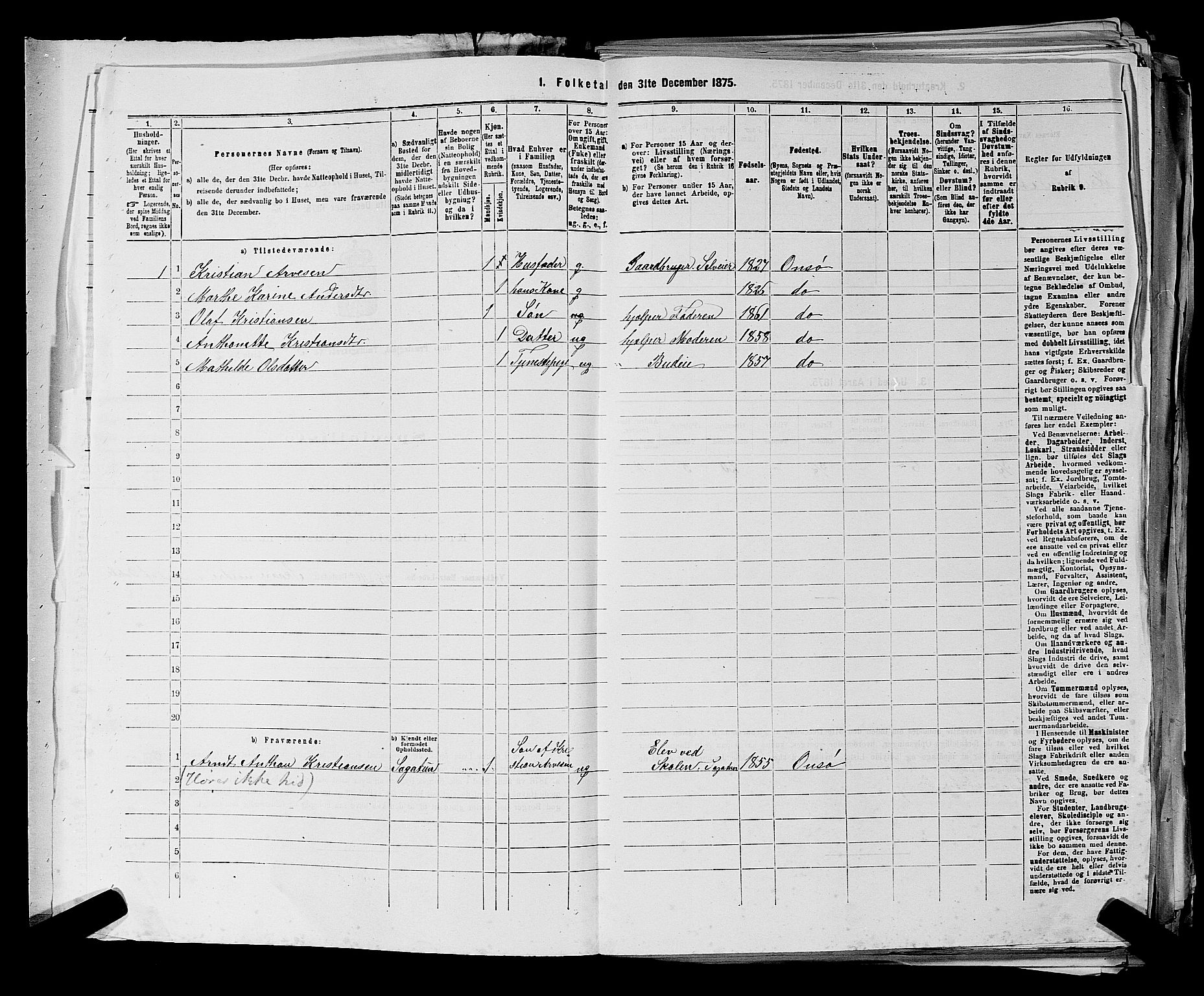 RA, 1875 census for 0134P Onsøy, 1875, p. 440