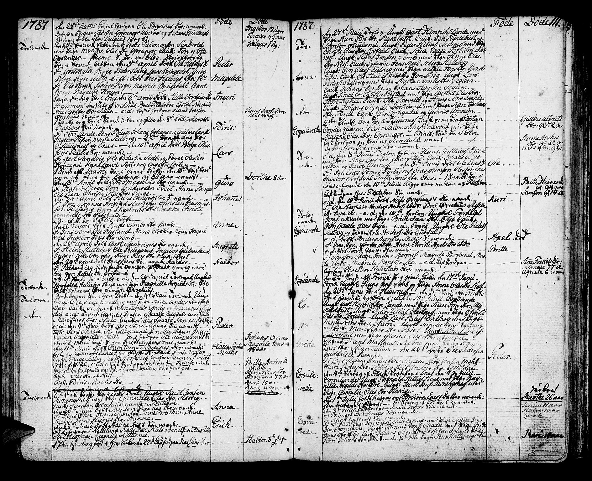 Kvinnherad sokneprestembete, SAB/A-76401/H/Haa: Parish register (official) no. A 4, 1778-1811, p. 111