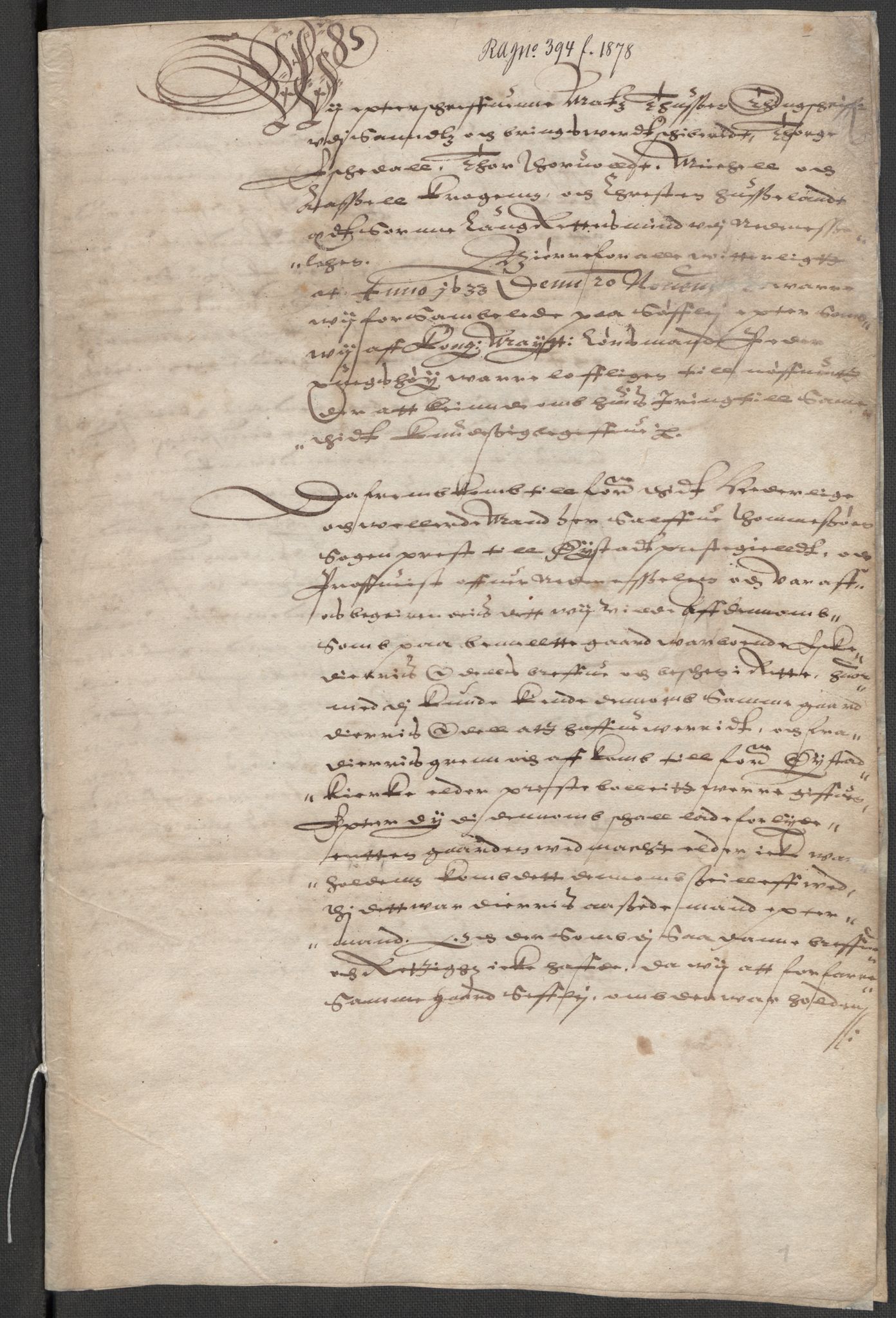 Riksarkivets diplomsamling, AV/RA-EA-5965/F15/L0031: Prestearkiv - Aust-Agder, Vest-Agder og Rogaland, 1575-1768, p. 15