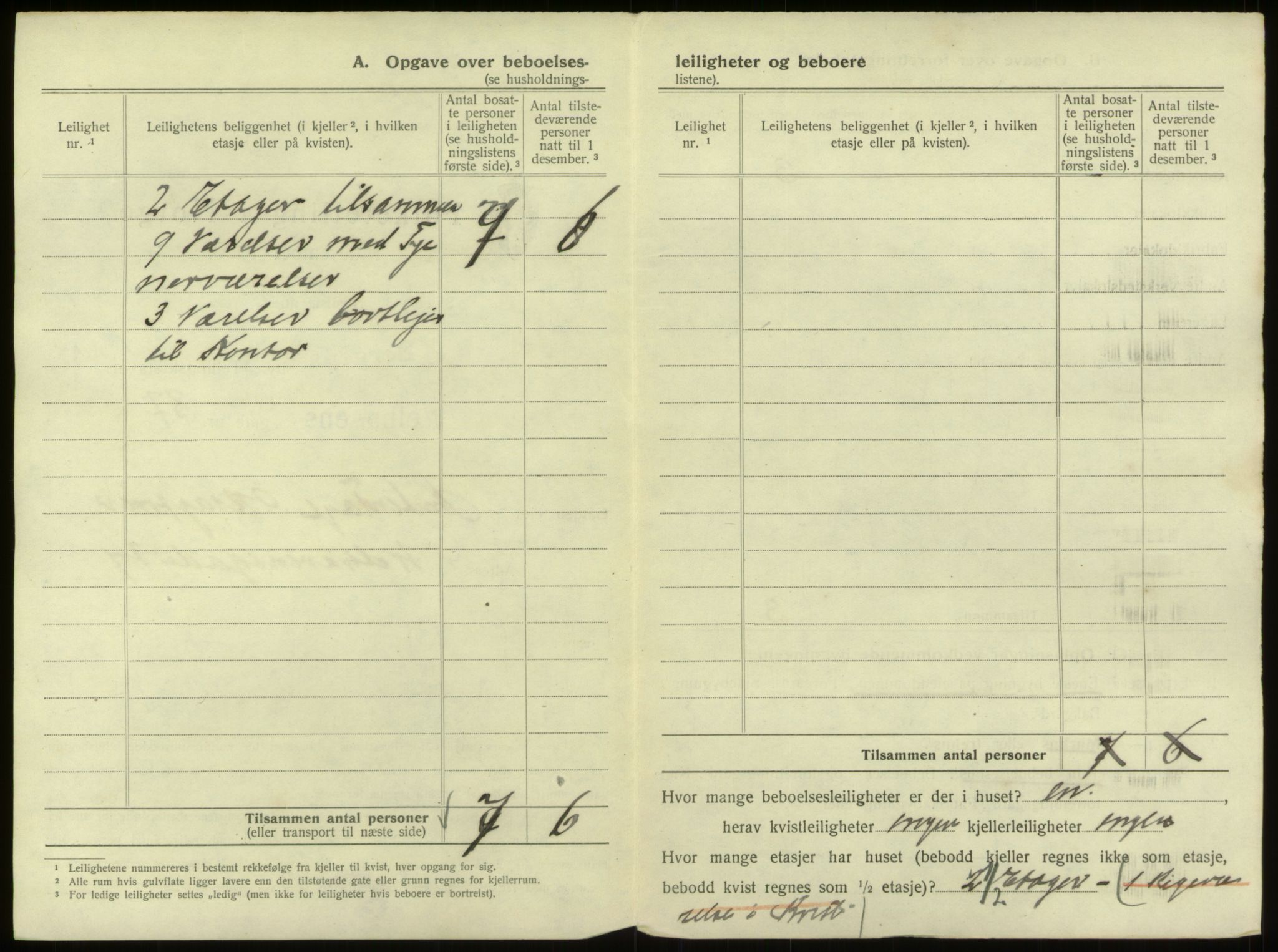 SAB, 1920 census for Bergen, 1920, p. 487