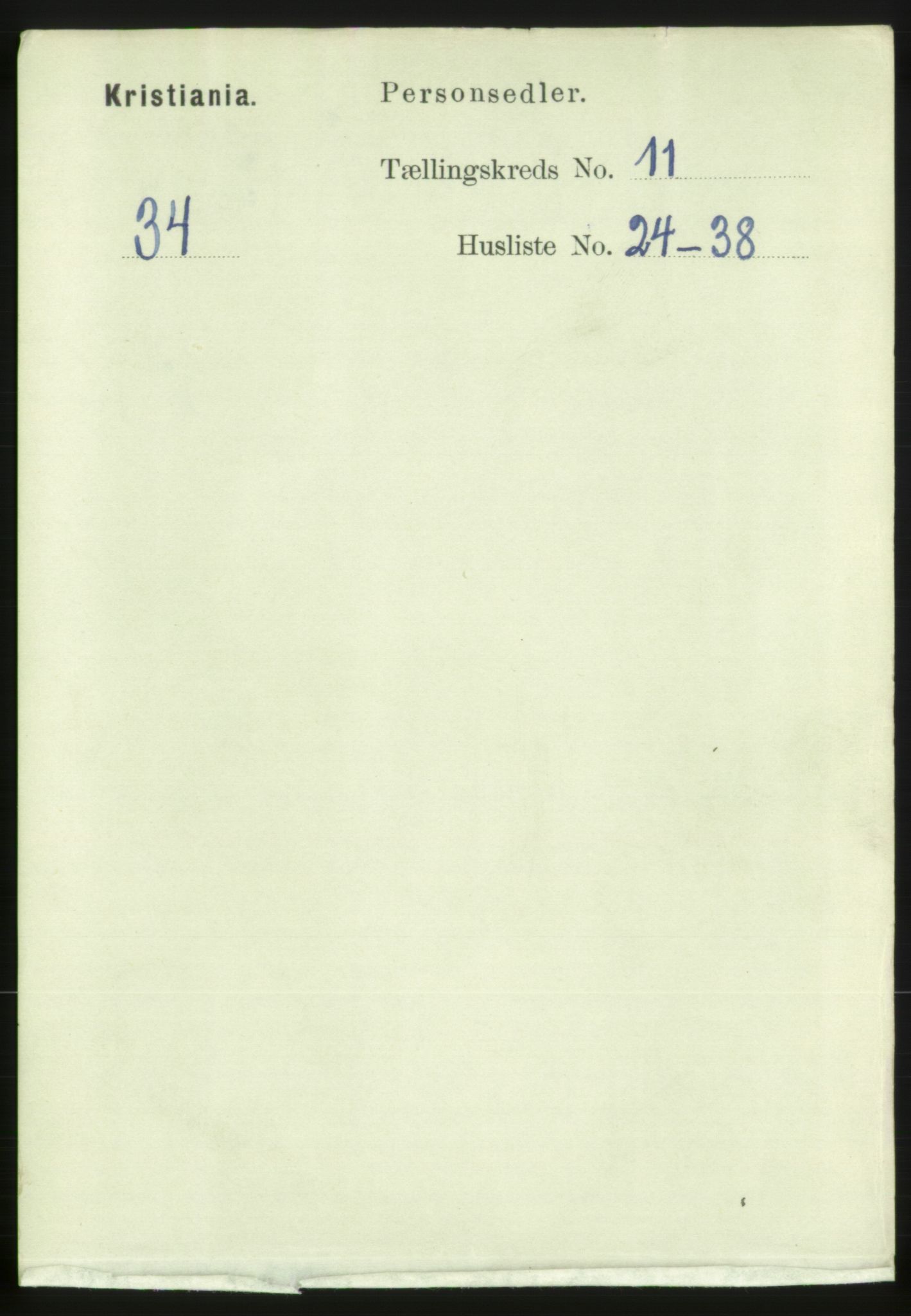 RA, 1891 census for 0301 Kristiania, 1891, p. 5264