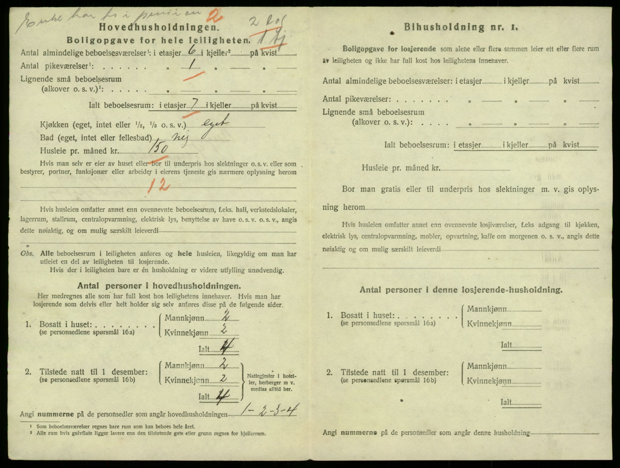 SAB, 1920 census for Bergen, 1920, p. 18981