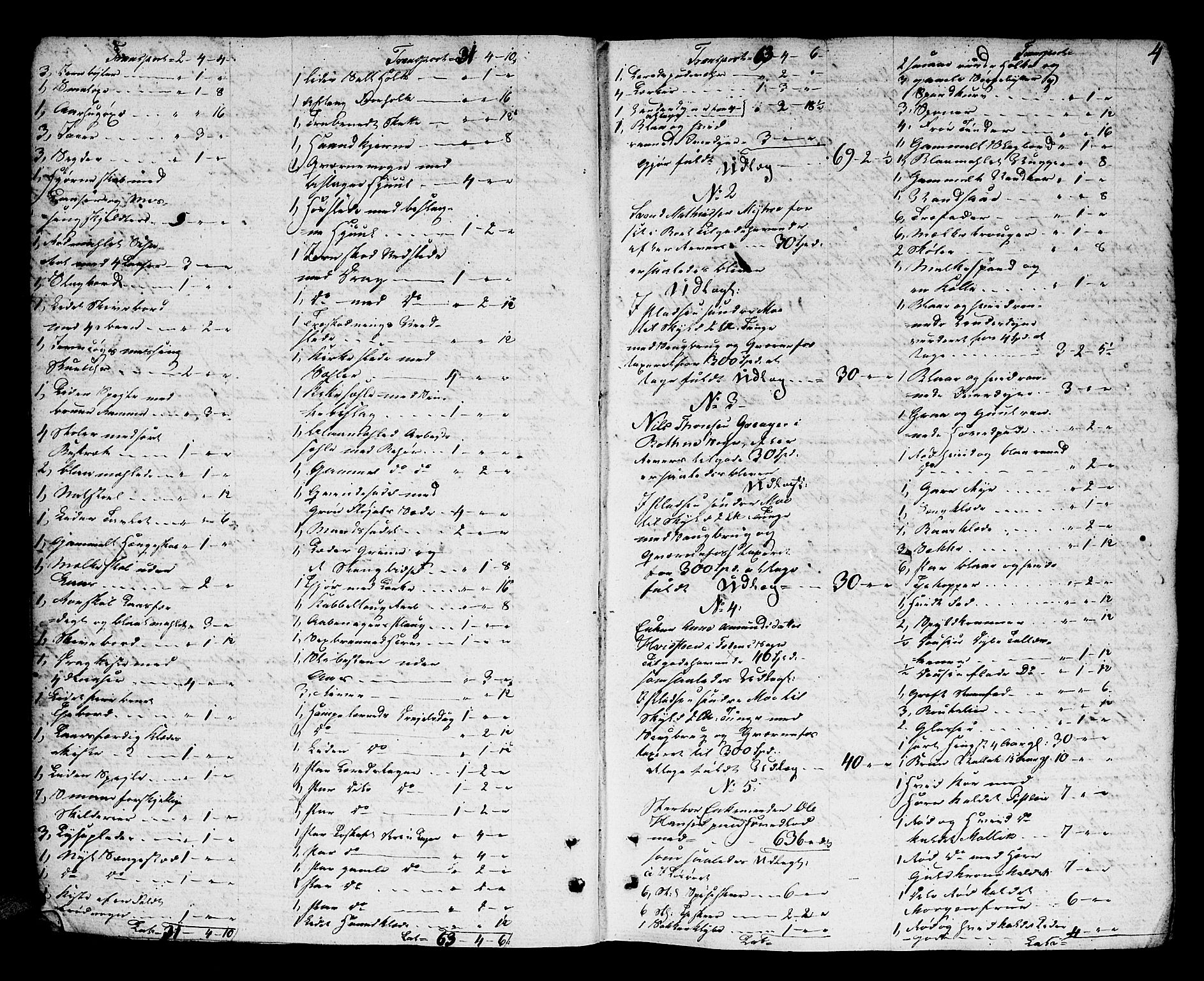 Søndre Jarlsberg sorenskriveri, AV/SAKO-A-129/H/Hb/Hba/L0016: Skifteprotokoll, 1817-1820, p. 3b-4a