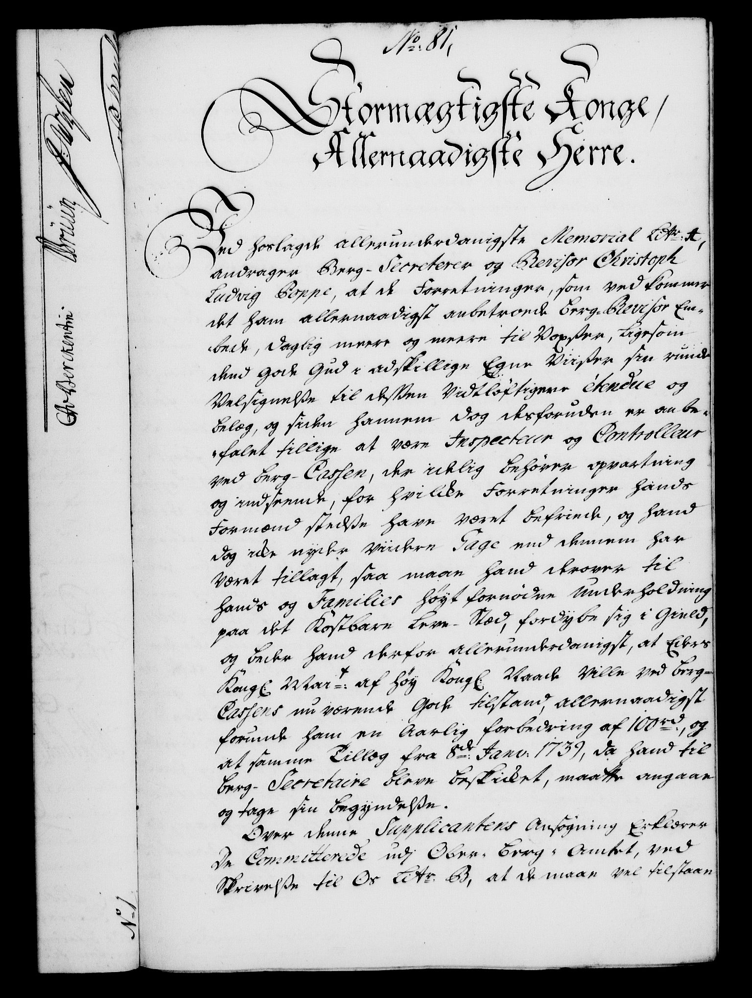 Rentekammeret, Kammerkanselliet, RA/EA-3111/G/Gf/Gfa/L0024: Norsk relasjons- og resolusjonsprotokoll (merket RK 52.24), 1741, p. 483