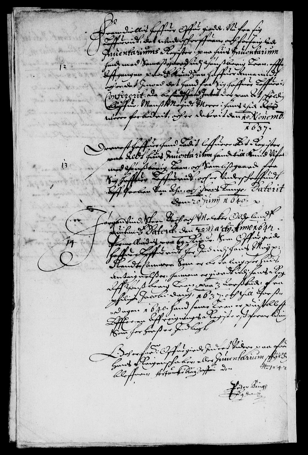 Rentekammeret inntil 1814, Reviderte regnskaper, Lensregnskaper, AV/RA-EA-5023/R/Rb/Rbo/L0020: Tønsberg len, 1639-1641