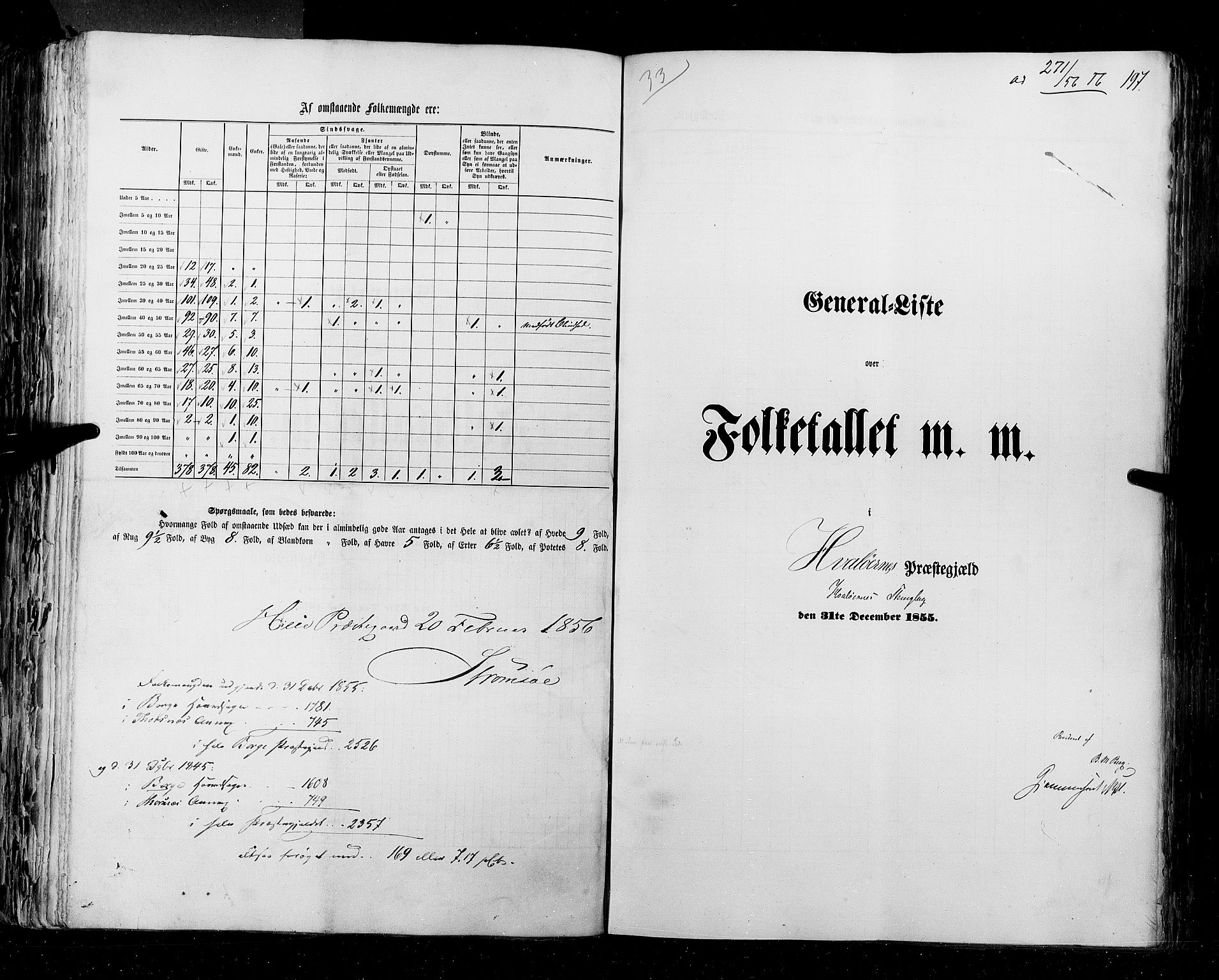 RA, Census 1855, vol. 1: Akershus amt, Smålenenes amt og Hedemarken amt, 1855, p. 197