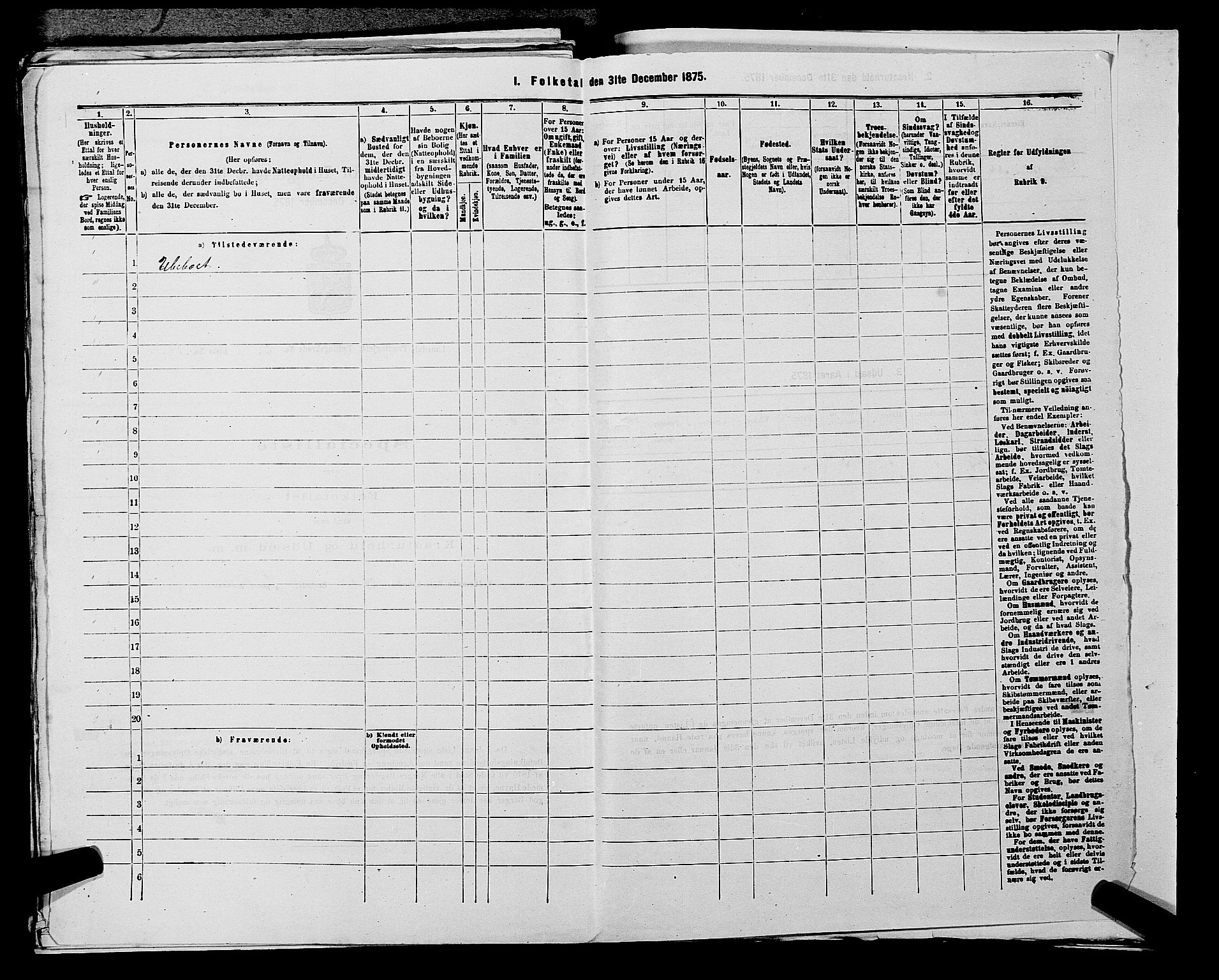 SAKO, 1875 census for 0833P Lårdal, 1875, p. 333
