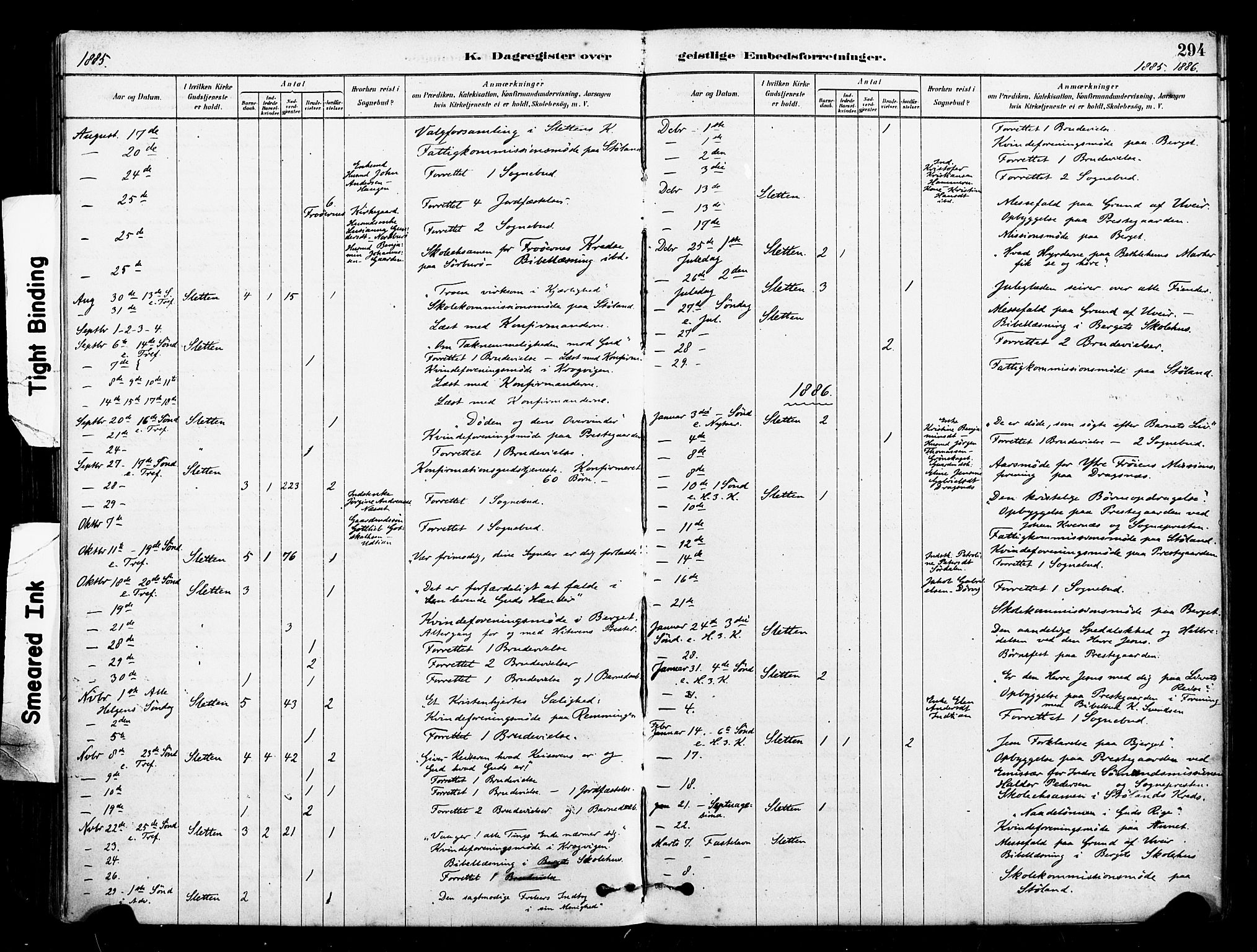 Ministerialprotokoller, klokkerbøker og fødselsregistre - Sør-Trøndelag, SAT/A-1456/640/L0578: Parish register (official) no. 640A03, 1879-1889, p. 294