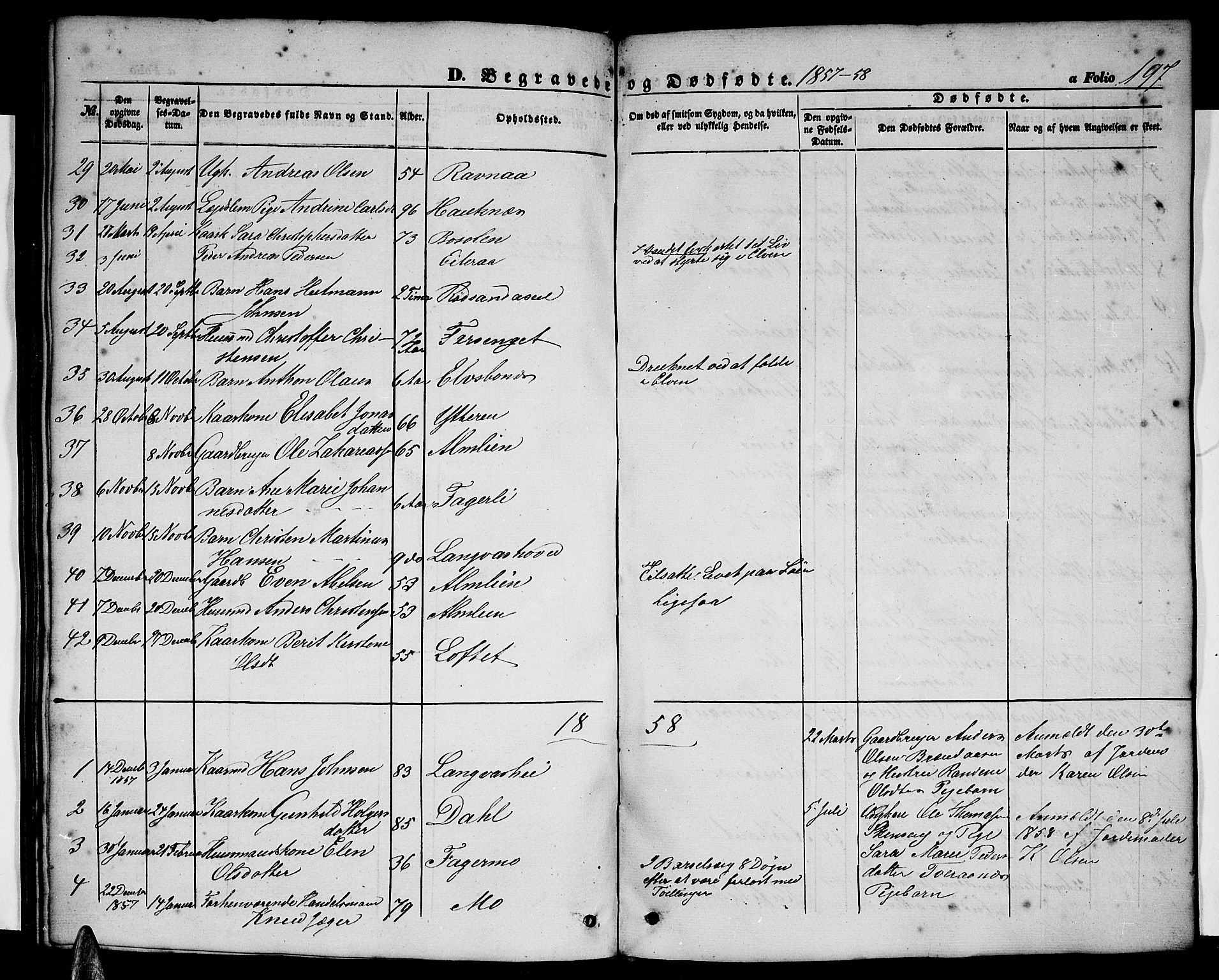 Ministerialprotokoller, klokkerbøker og fødselsregistre - Nordland, SAT/A-1459/827/L0414: Parish register (copy) no. 827C03, 1853-1865, p. 197