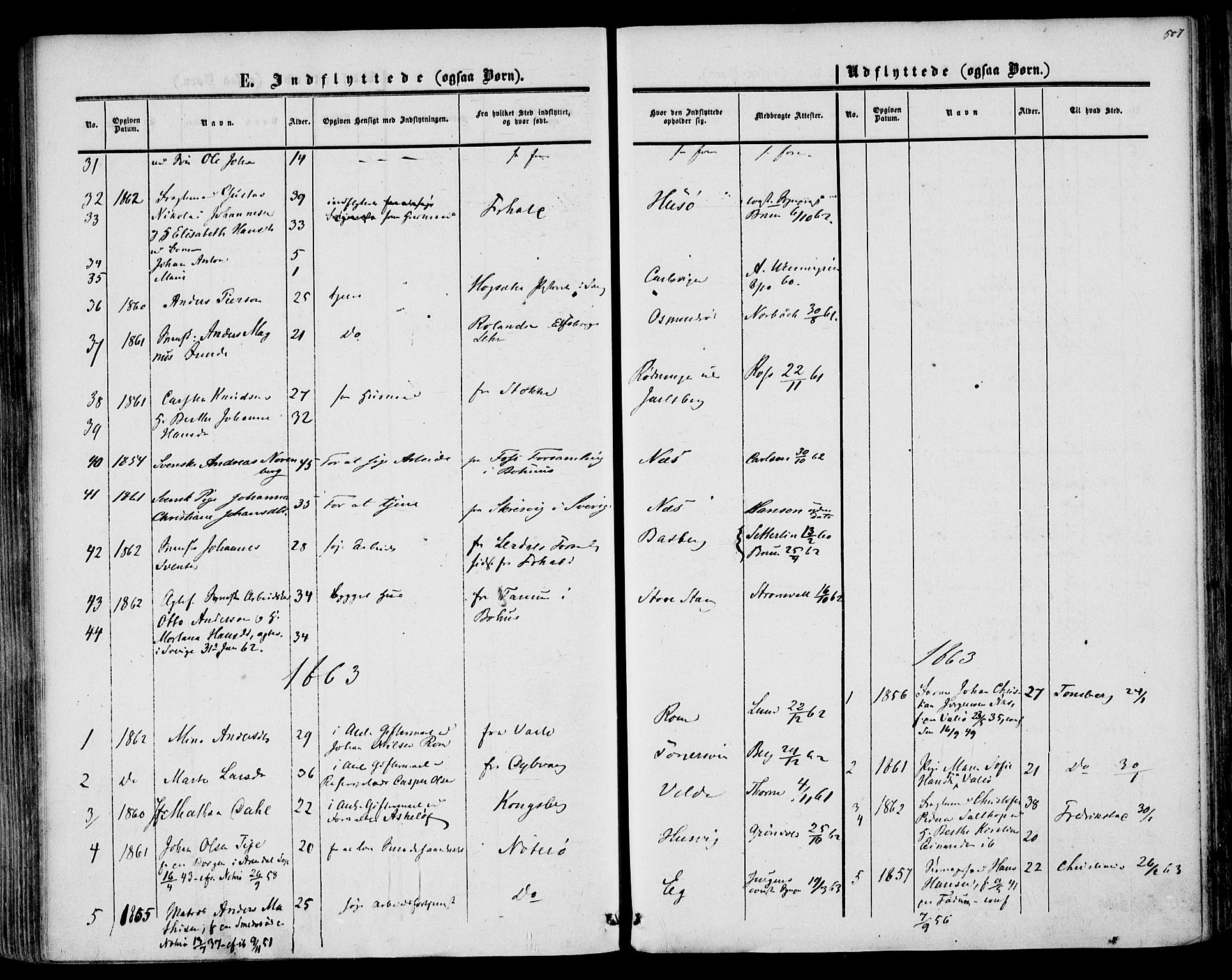 Sem kirkebøker, SAKO/A-5/F/Fa/L0007: Parish register (official) no. I 7, 1856-1865, p. 507