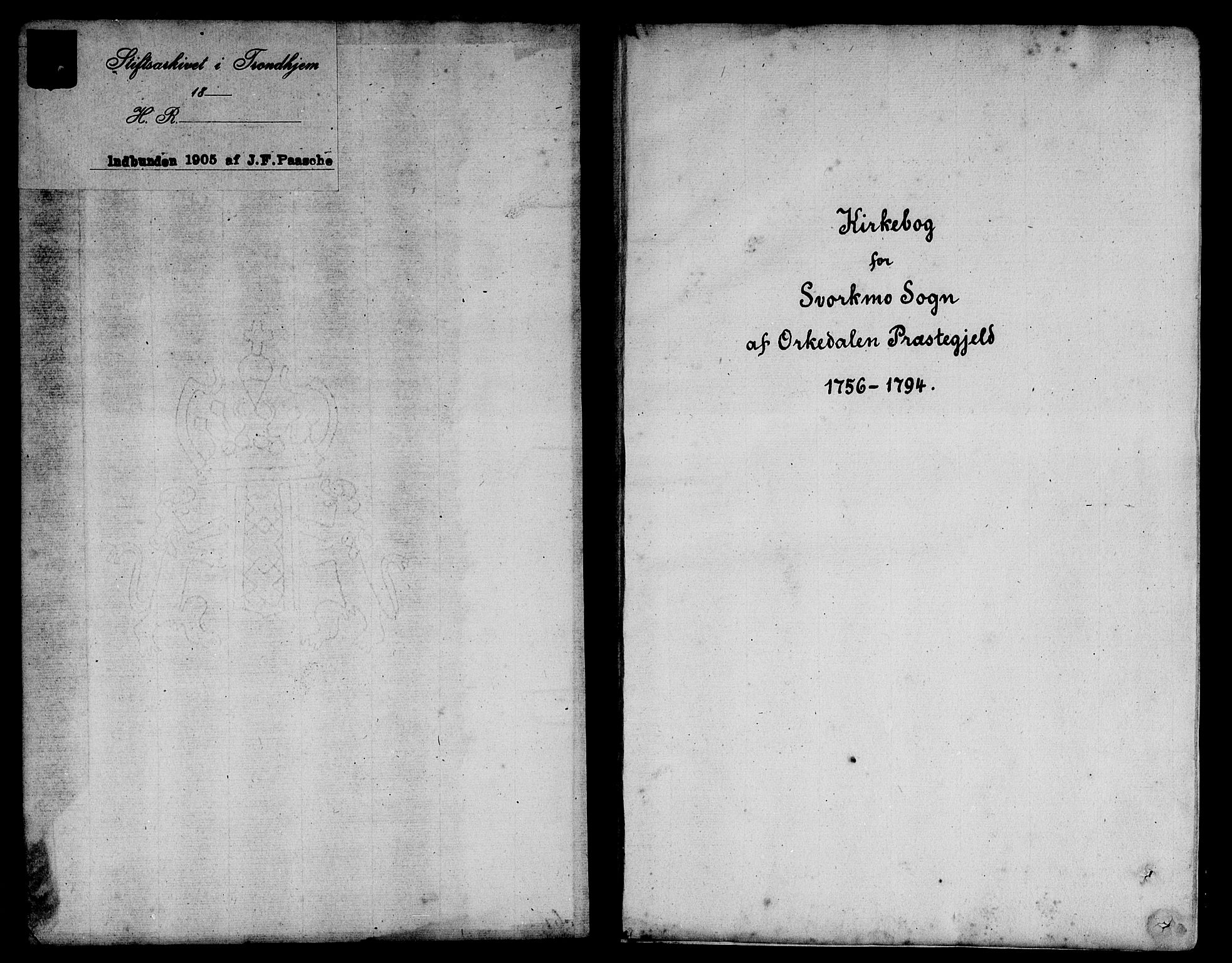 Ministerialprotokoller, klokkerbøker og fødselsregistre - Sør-Trøndelag, SAT/A-1456/671/L0840: Parish register (official) no. 671A02, 1756-1794