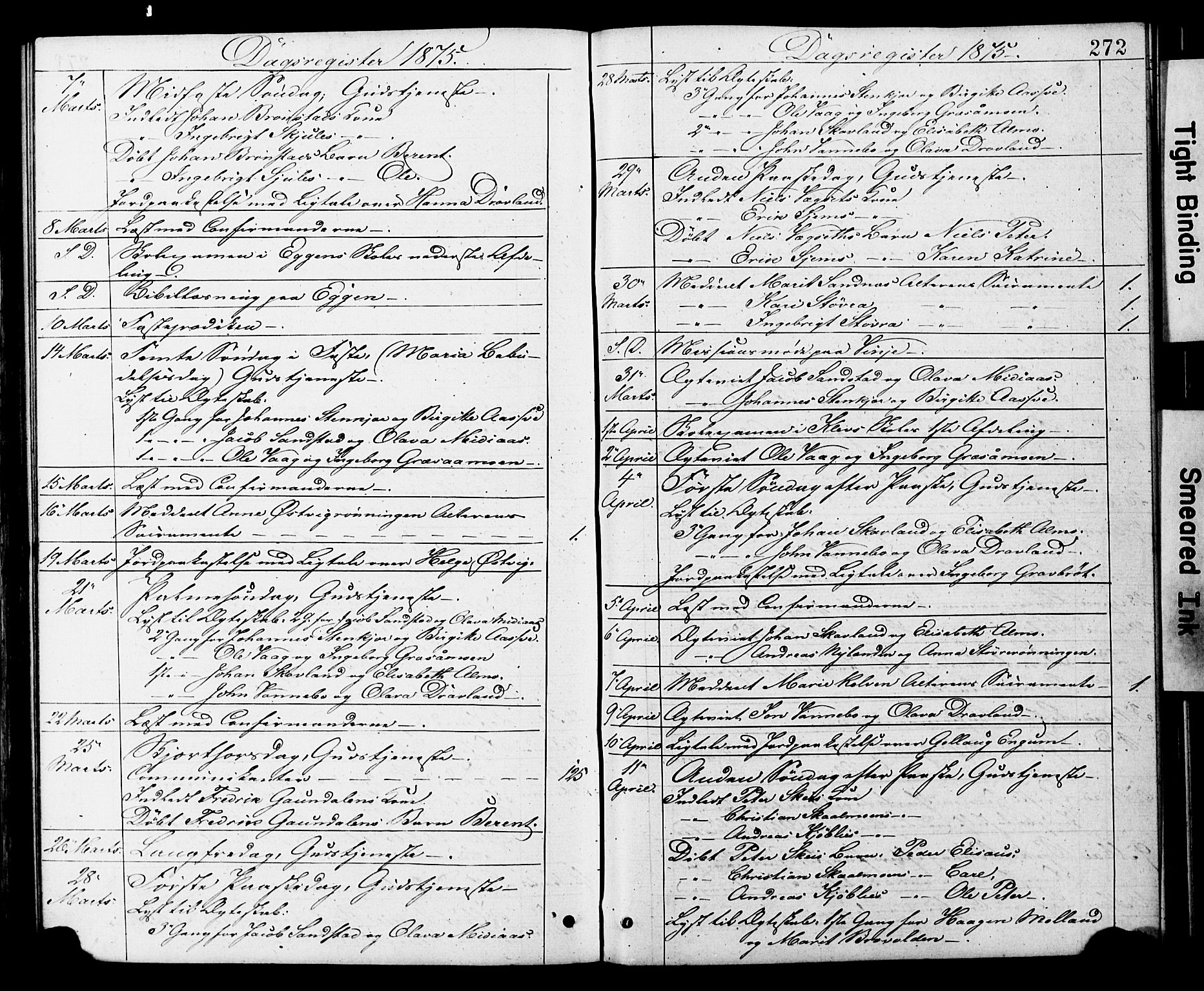 Ministerialprotokoller, klokkerbøker og fødselsregistre - Nord-Trøndelag, SAT/A-1458/749/L0473: Parish register (official) no. 749A07, 1873-1887, p. 272