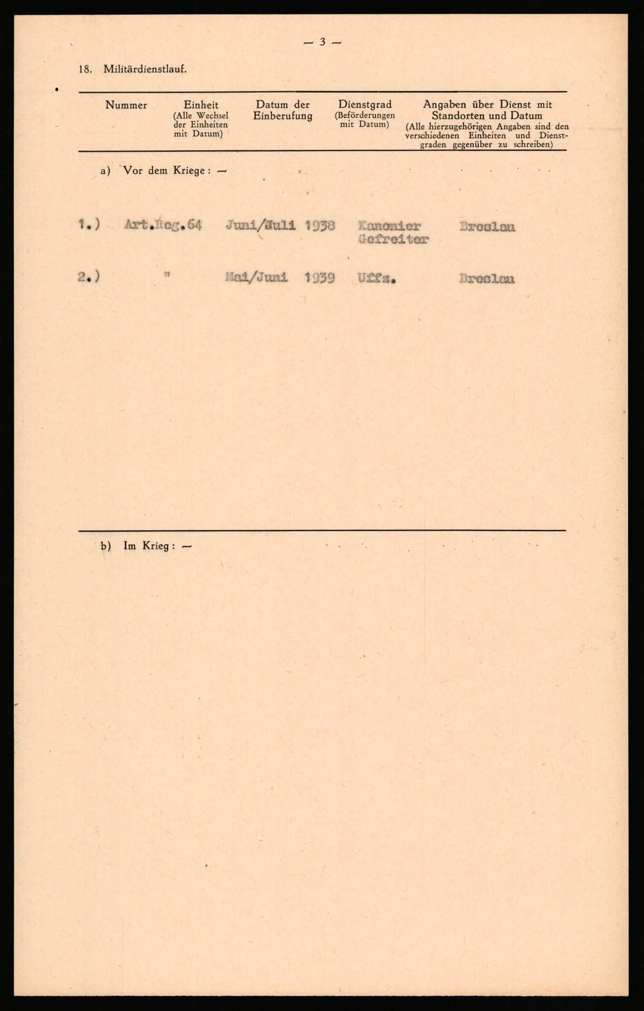 Forsvaret, Forsvarets overkommando II, AV/RA-RAFA-3915/D/Db/L0036: CI Questionaires. Tyske okkupasjonsstyrker i Norge. Tyskere., 1945-1946, p. 163