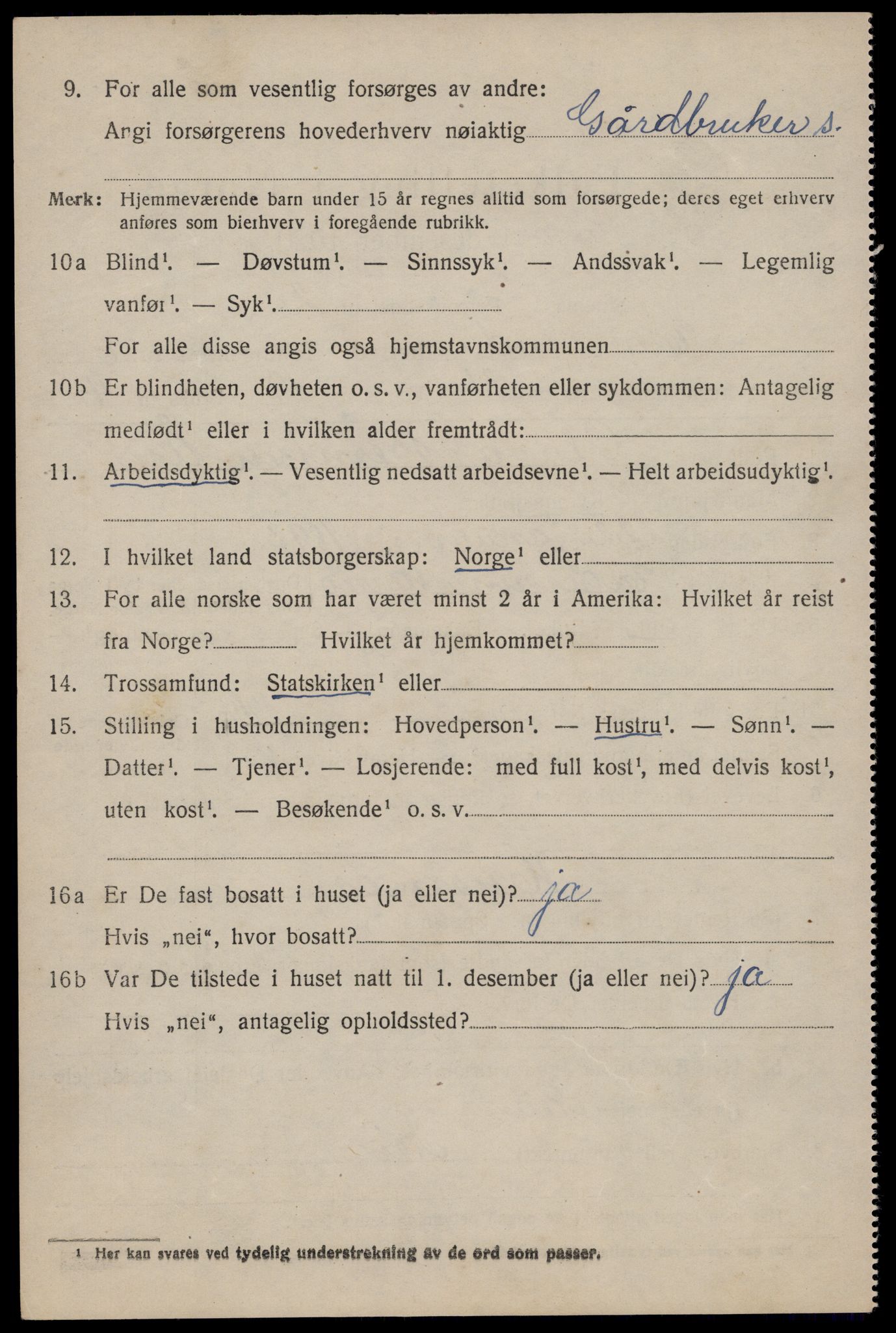 SAST, 1920 census for Eigersund, 1920, p. 4228