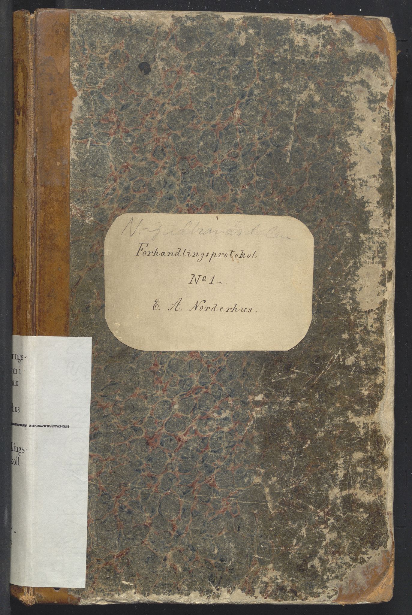 Utskiftningsformannen i Oppland fylke, AV/SAH-JORDSKIFTEO-001/H/Hb/Hbg/L0001/0001: Forhandlingsprotokoller / Forhandlingsprotokoll - Gudbrandsdalen , 1861-1867