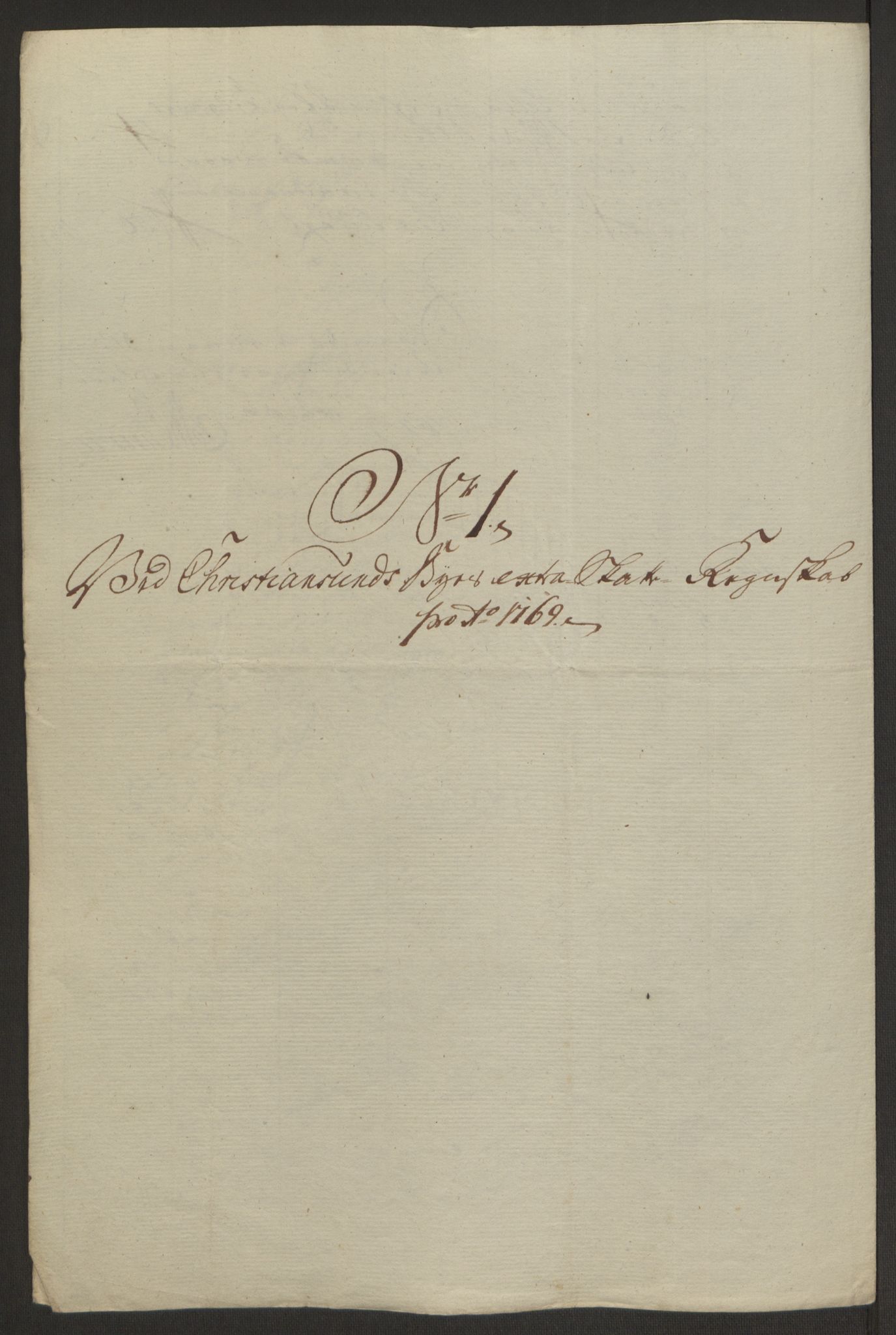 Rentekammeret inntil 1814, Reviderte regnskaper, Byregnskaper, AV/RA-EA-4066/R/Rr/L0495/0004: [R1] Kontribusjonsregnskap / Ekstraskatt, 1762-1772, p. 221