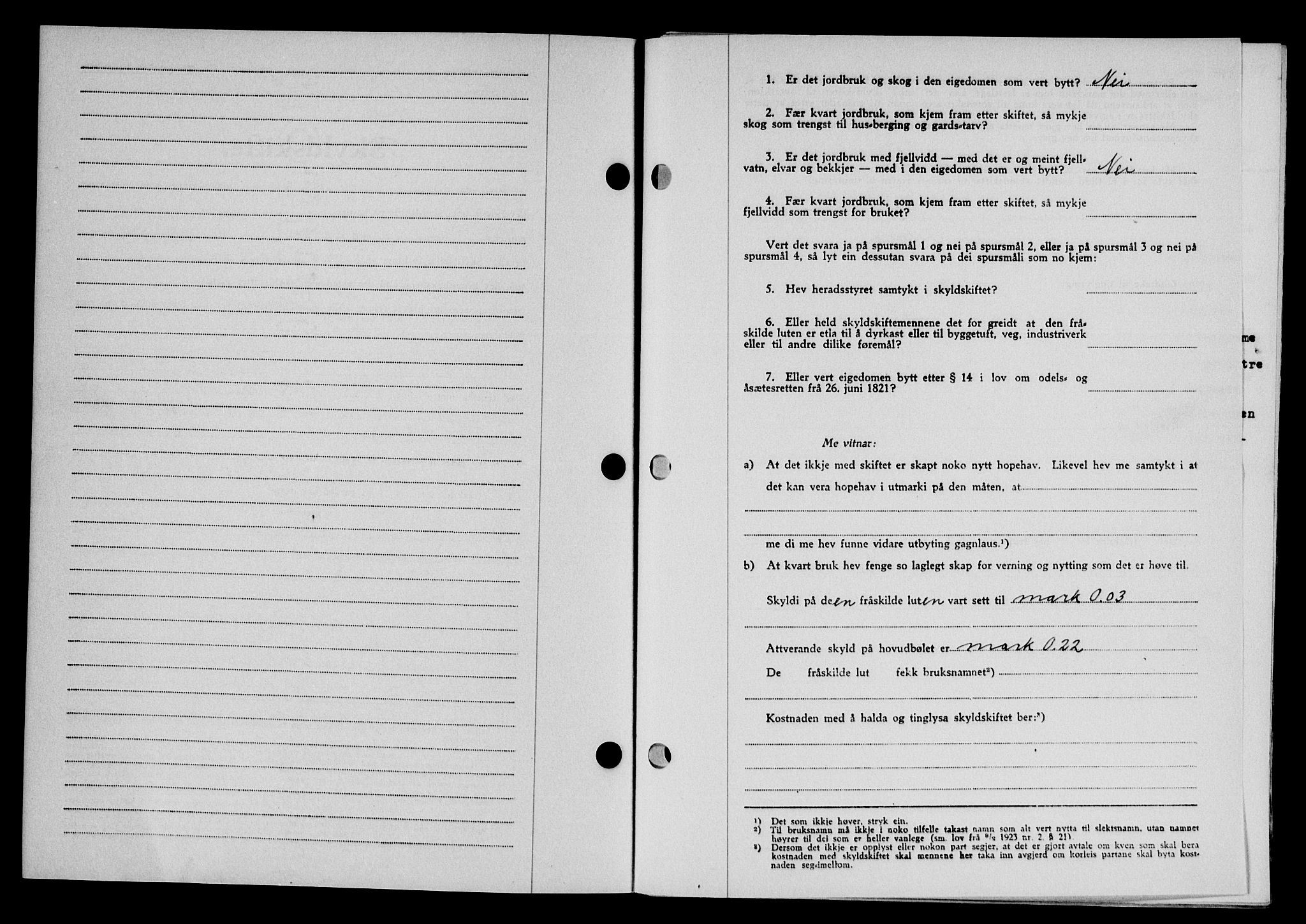 Karmsund sorenskriveri, SAST/A-100311/01/II/IIB/L0098: Mortgage book no. 78A, 1949-1950, Diary no: : 3526/1949