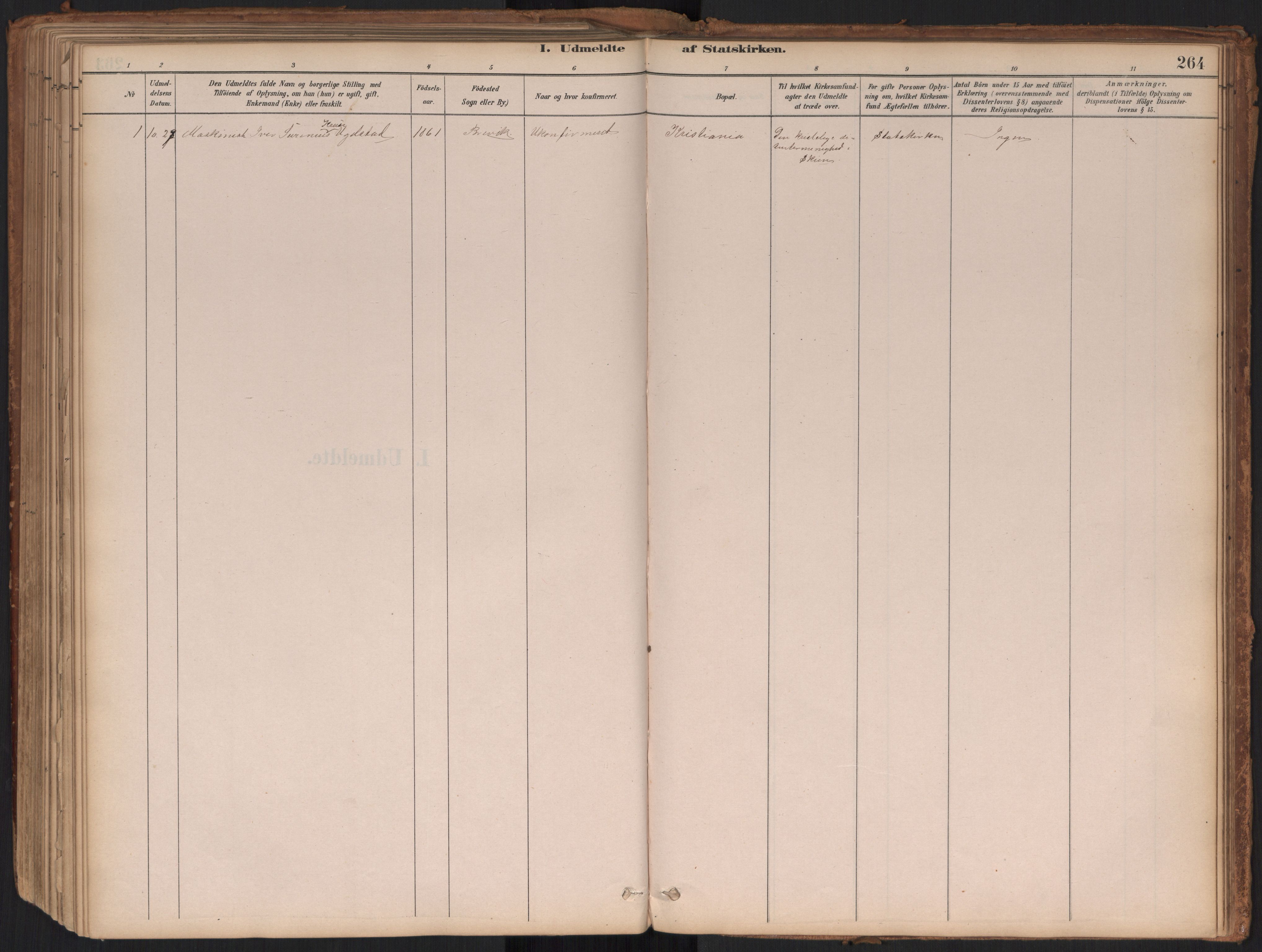 Brevik kirkebøker, AV/SAKO-A-255/G/Ga/L0004: Parish register (copy) no. 4, 1882-1900