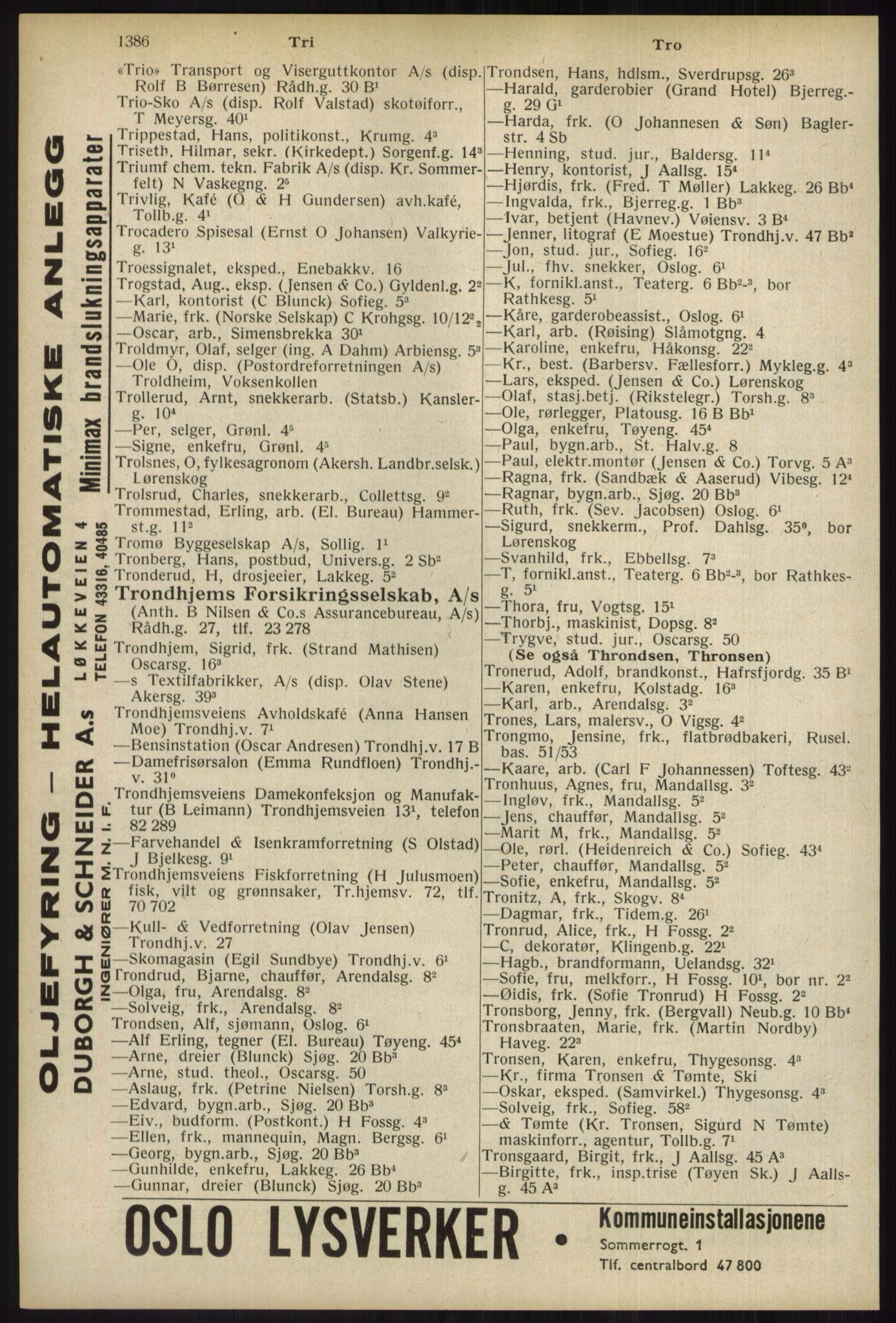 Kristiania/Oslo adressebok, PUBL/-, 1934, p. 1386